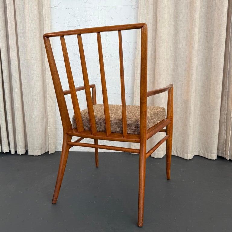 1950s Mid-Century Modern Walnut Armchair by t.h. Robsjohn-Gibbings for Widdicomb - 5