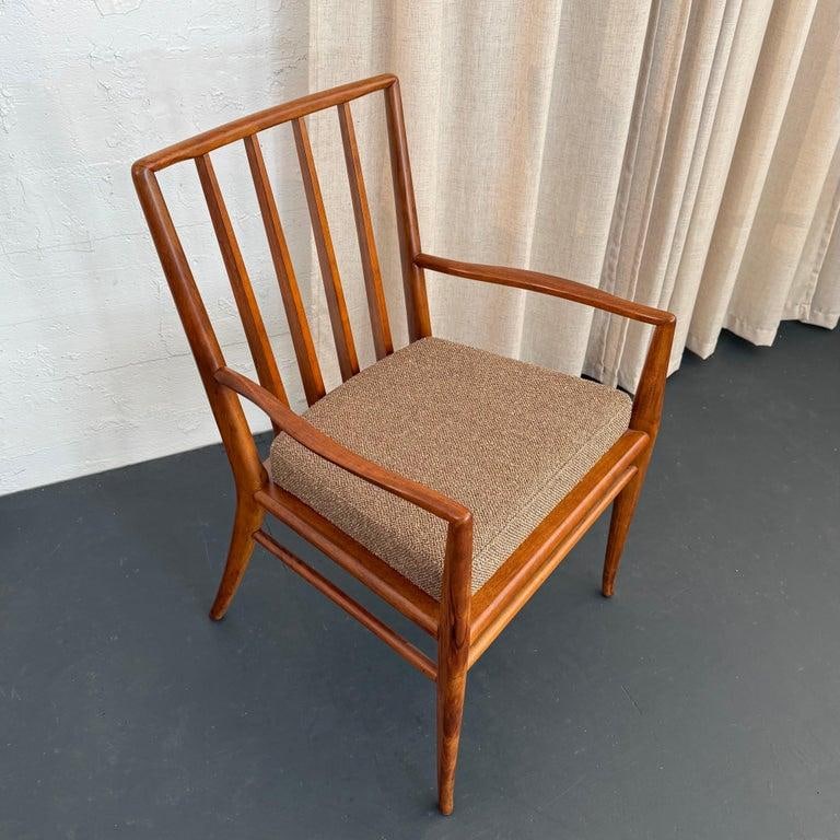 1950s Mid-Century Modern Walnut Armchair by t.h. Robsjohn-Gibbings for Widdicomb - 6