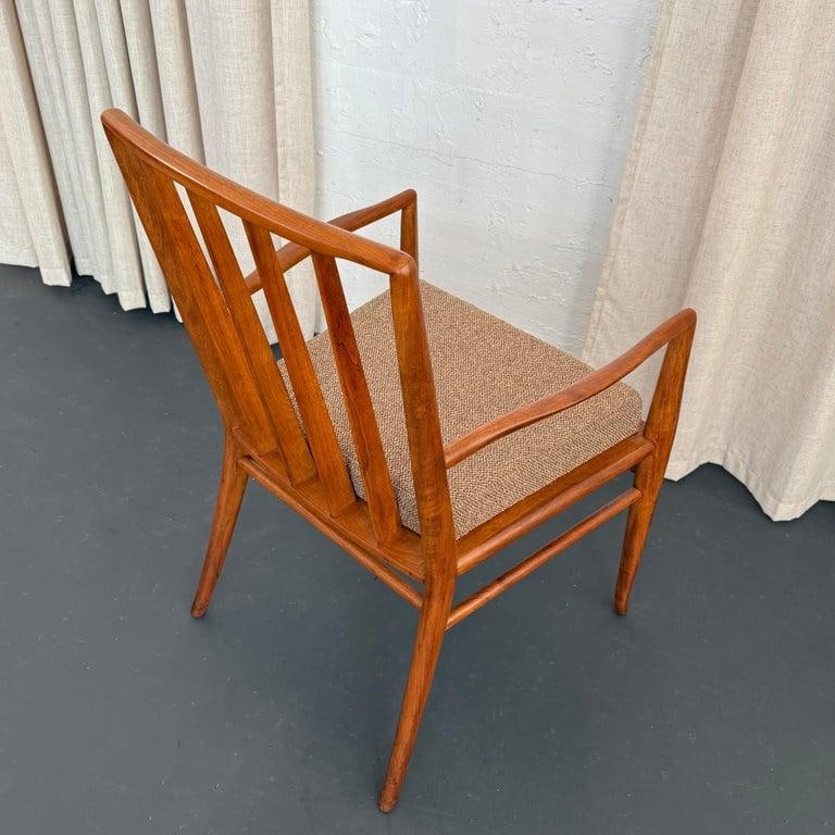 1950s Mid-Century Modern Walnut Armchair by t.h. Robsjohn-Gibbings for Widdicomb - 7