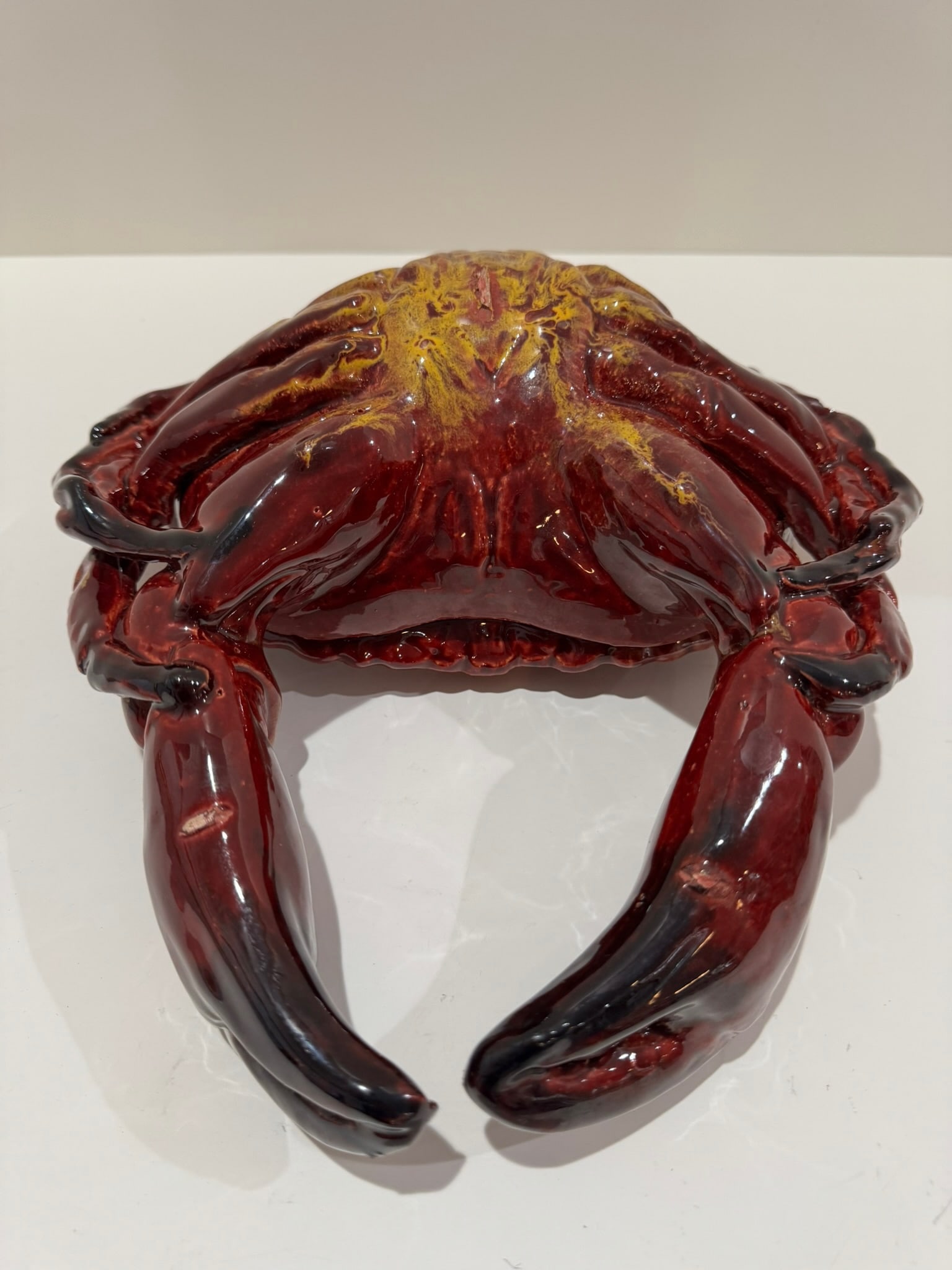 Vintage Majolica-Style Sea Creature Tureens – Crab and Lobster Ceramic Sculptures - Set of - 10