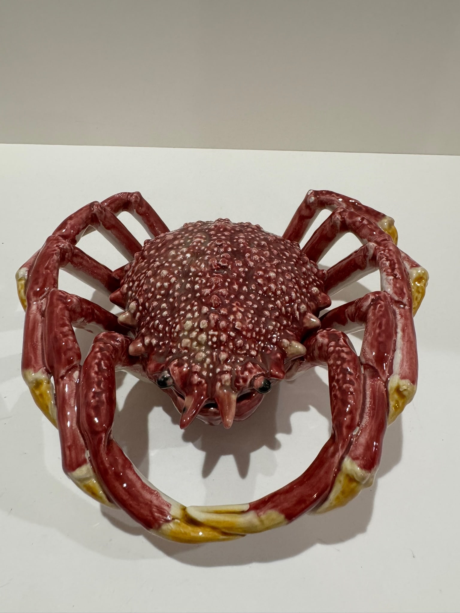 Vintage Majolica-Style Sea Creature Tureens – Crab and Lobster Ceramic Sculptures - Set of - 17