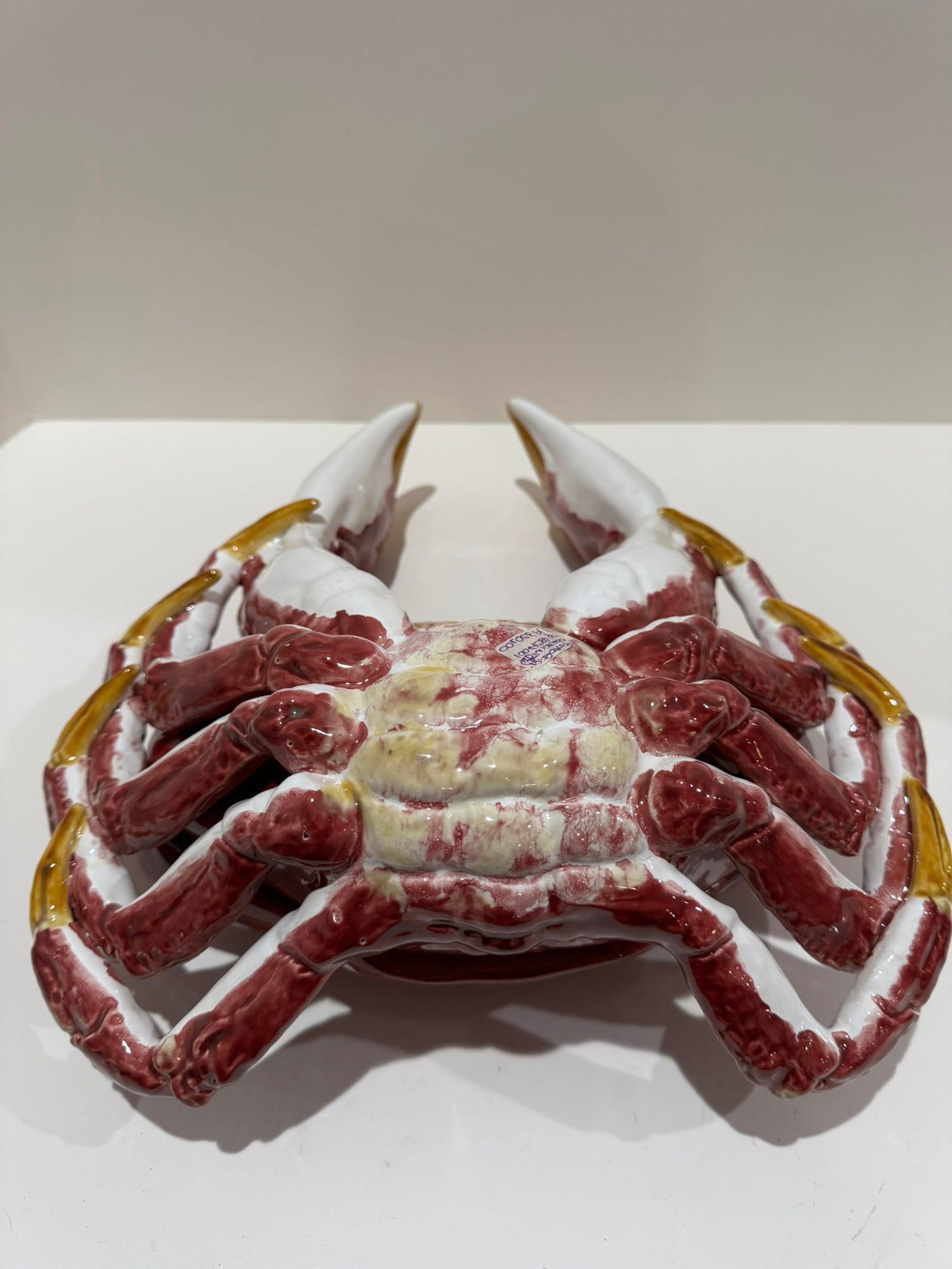 Vintage Majolica-Style Sea Creature Tureens – Crab and Lobster Ceramic Sculptures - Set of - 5