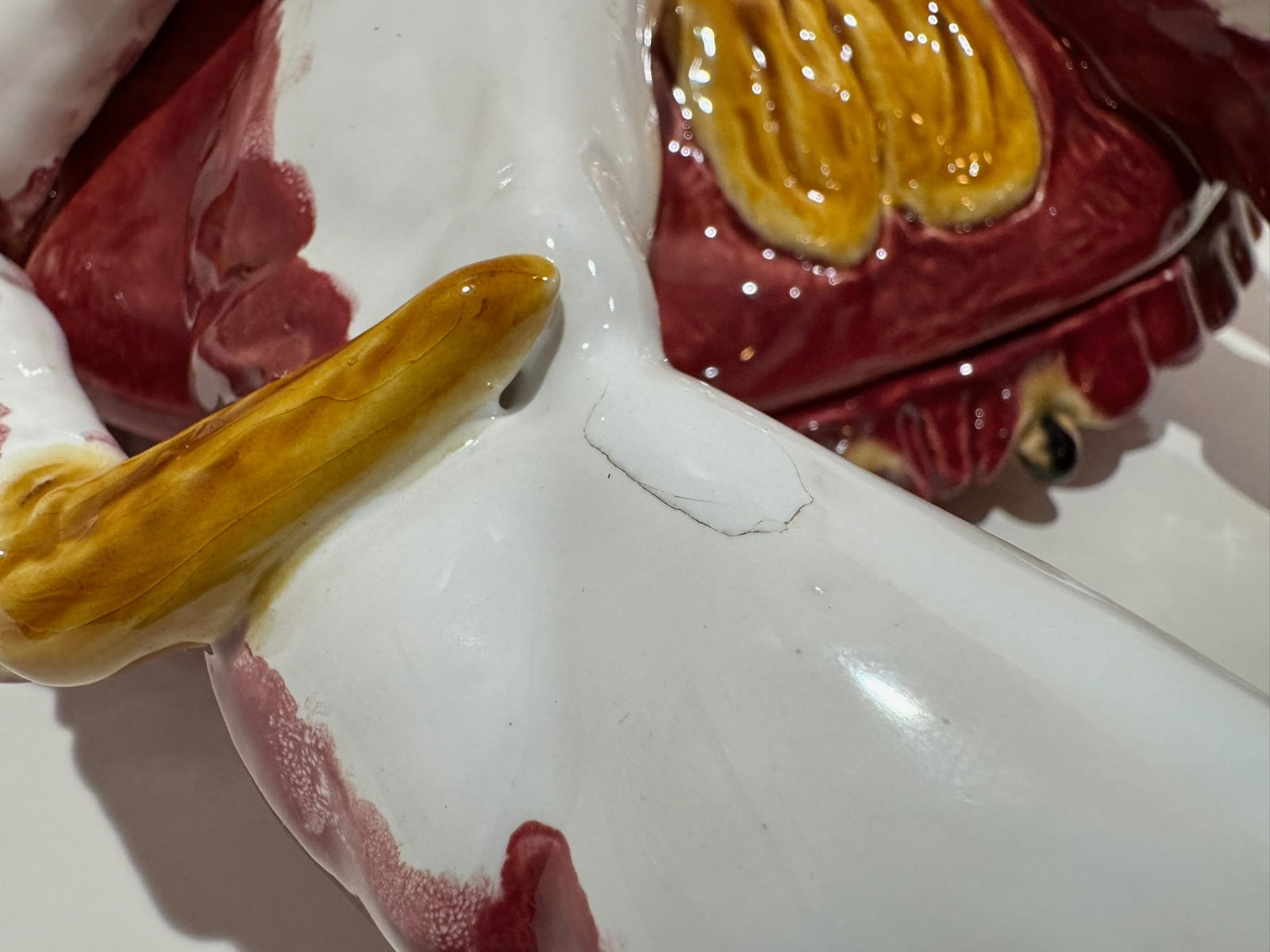 Vintage Majolica-Style Sea Creature Tureens – Crab and Lobster Ceramic Sculptures - Set of - 6