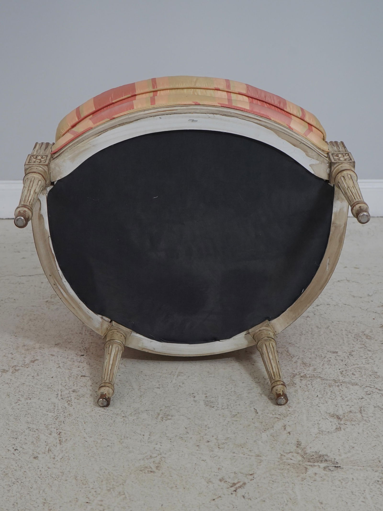 Pair Baker French Louis XVI Upholstered Bergere Chairs - 17