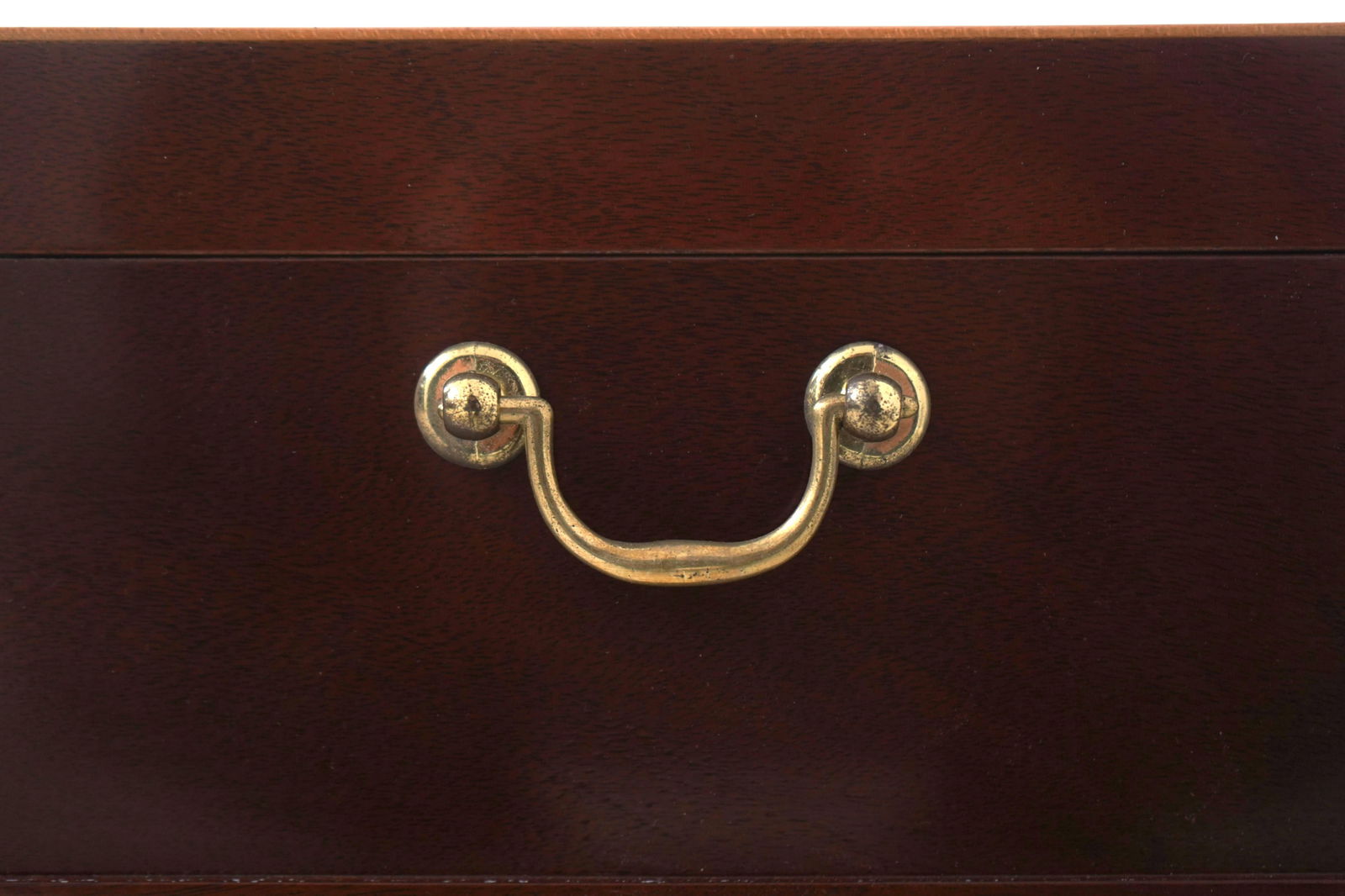 Baker Inlaid Mahogany Flip Top Box Stand - 14