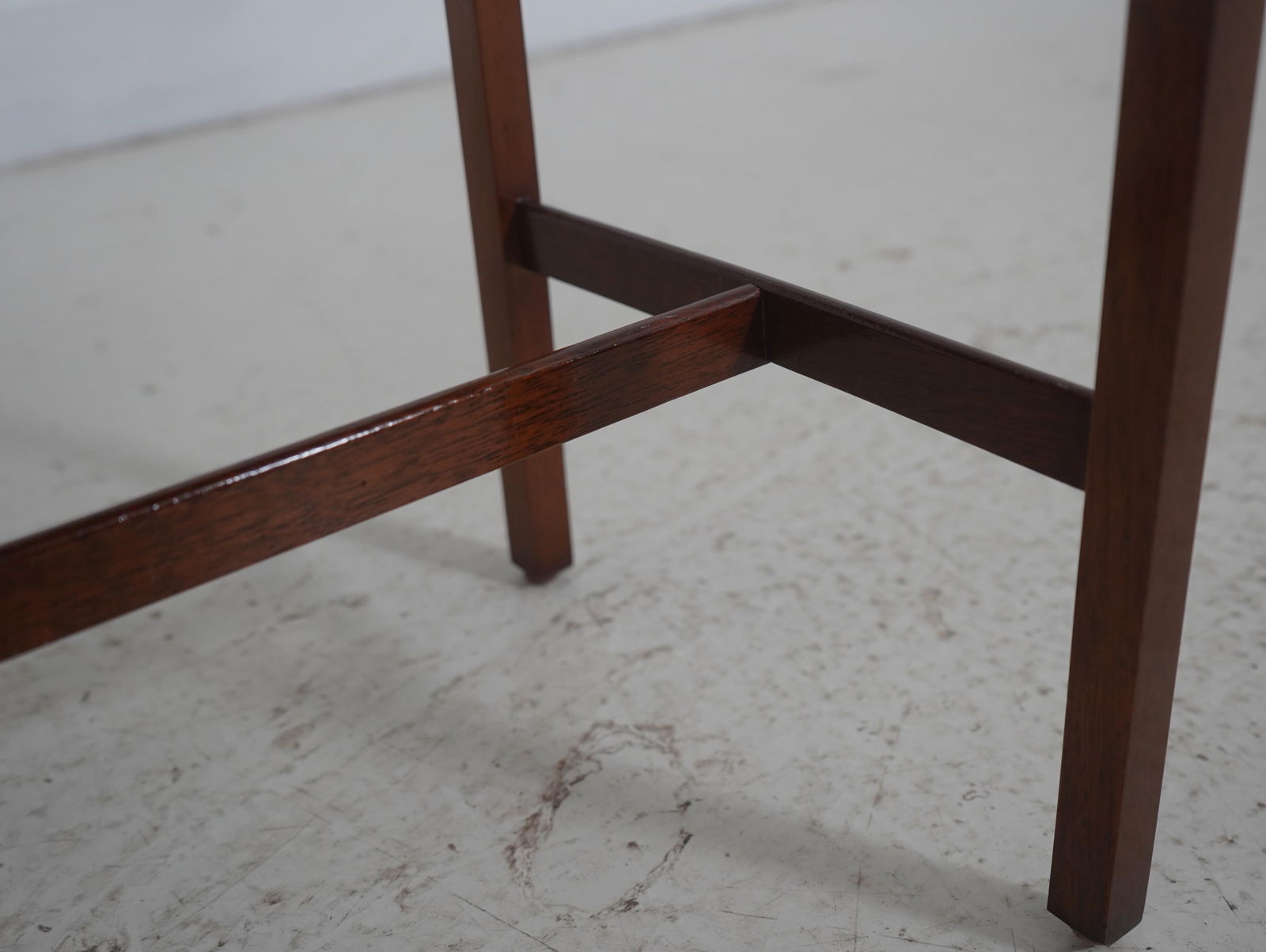 Baker Inlaid Mahogany Flip Top Box Stand - 16