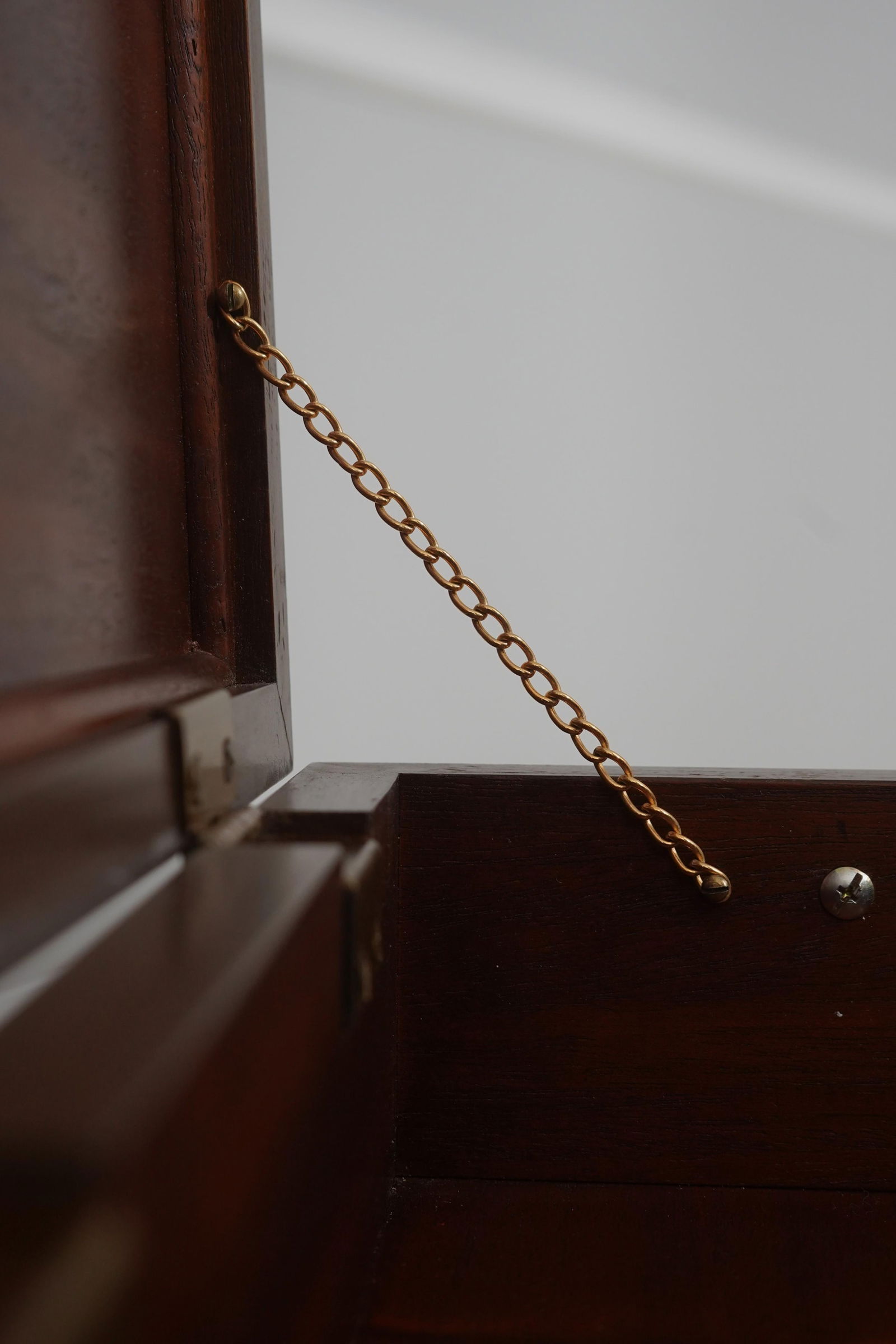 Baker Inlaid Mahogany Flip Top Box Stand - 4