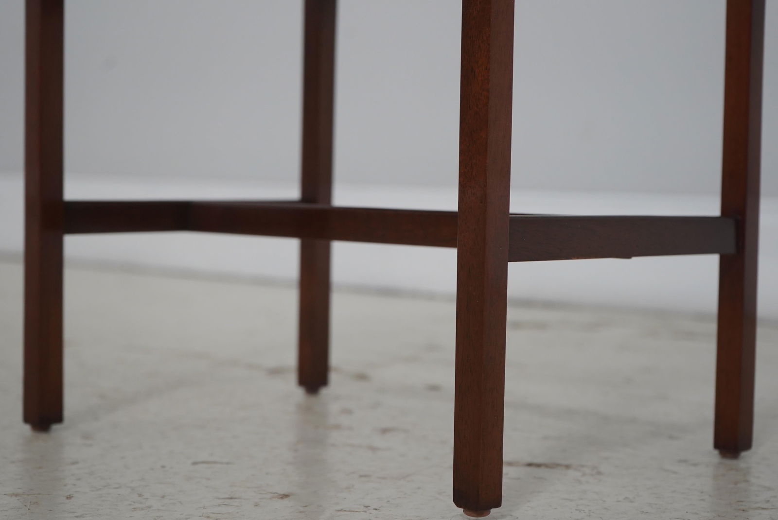 Baker Inlaid Mahogany Flip Top Box Stand - 9