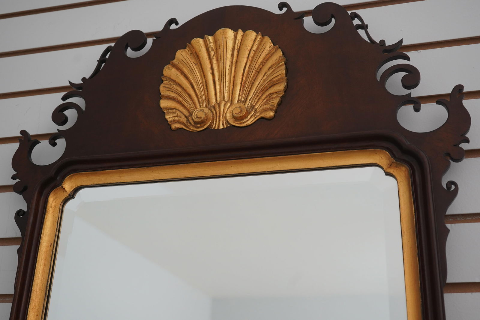 Southampton 18th C. Style Chippendale Mahogany Mirror - 3