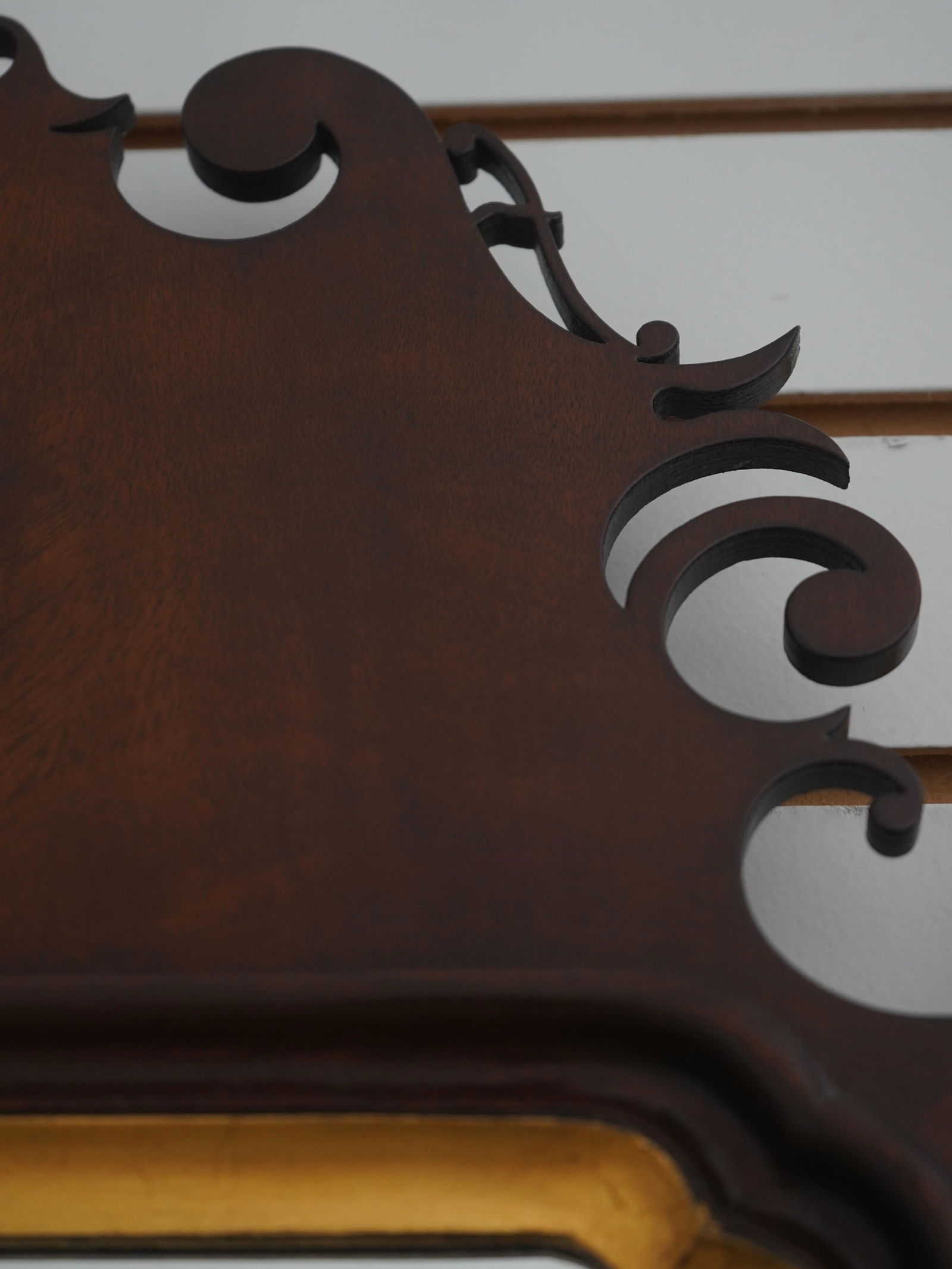 Southampton 18th C. Style Chippendale Mahogany Mirror - 6