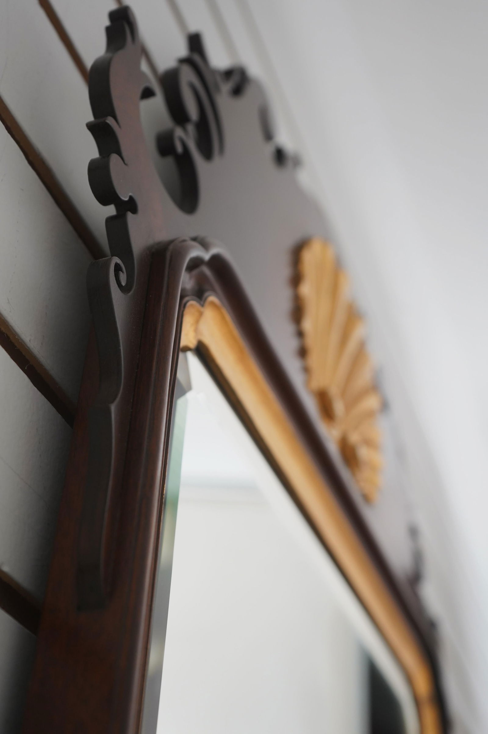 Southampton 18th C. Style Chippendale Mahogany Mirror - 9