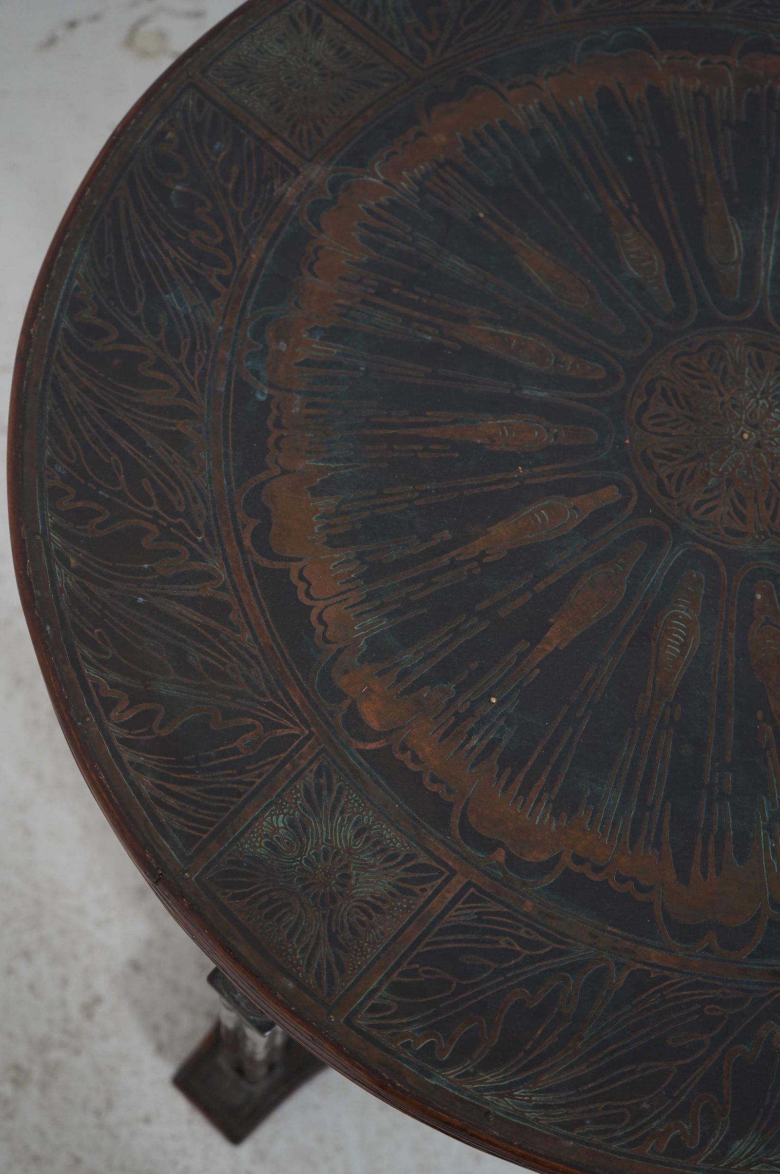 Maitland Smith Neoclassical Round Bronze Surface Table - 10