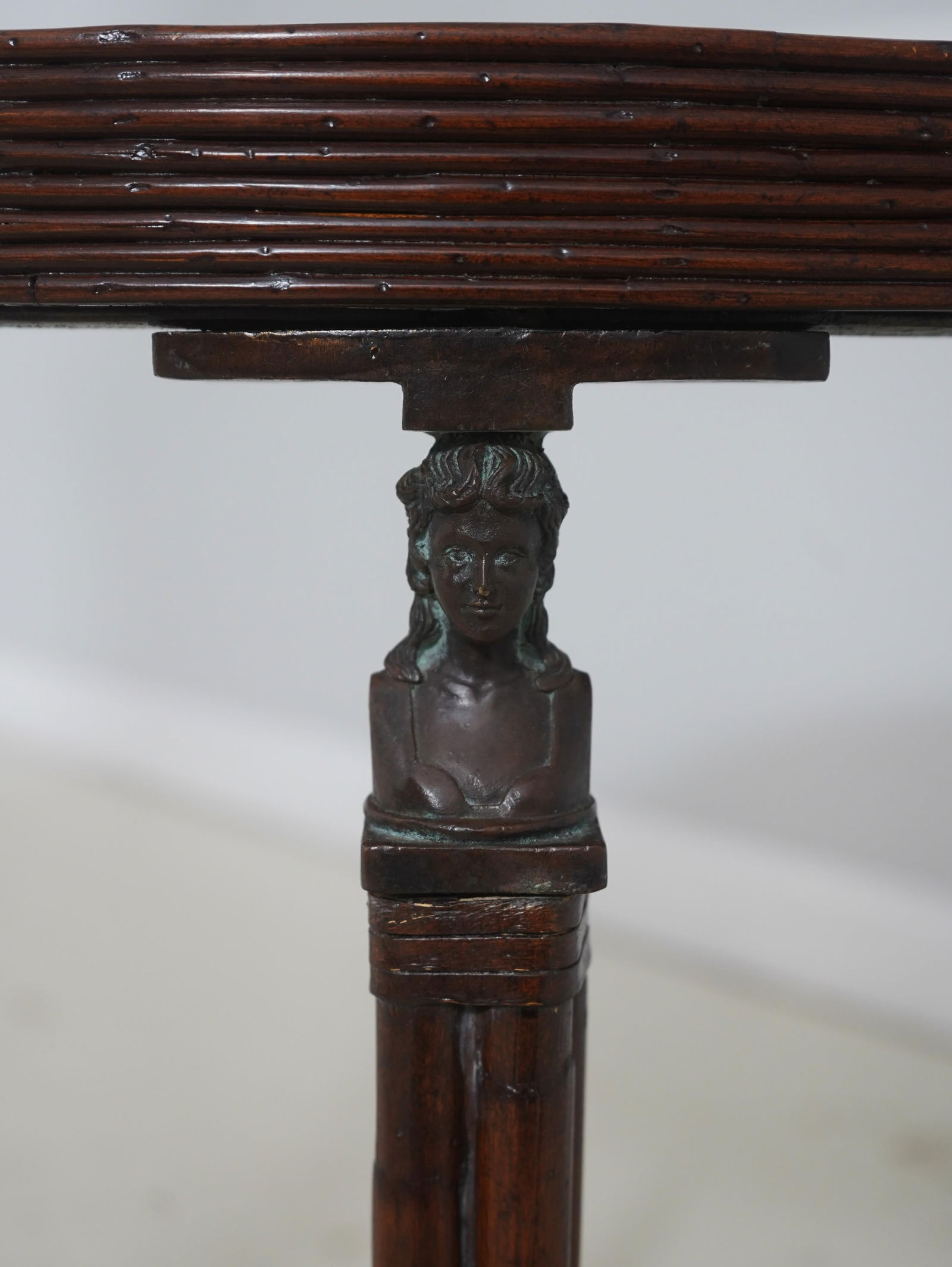 Maitland Smith Neoclassical Round Bronze Surface Table - 7