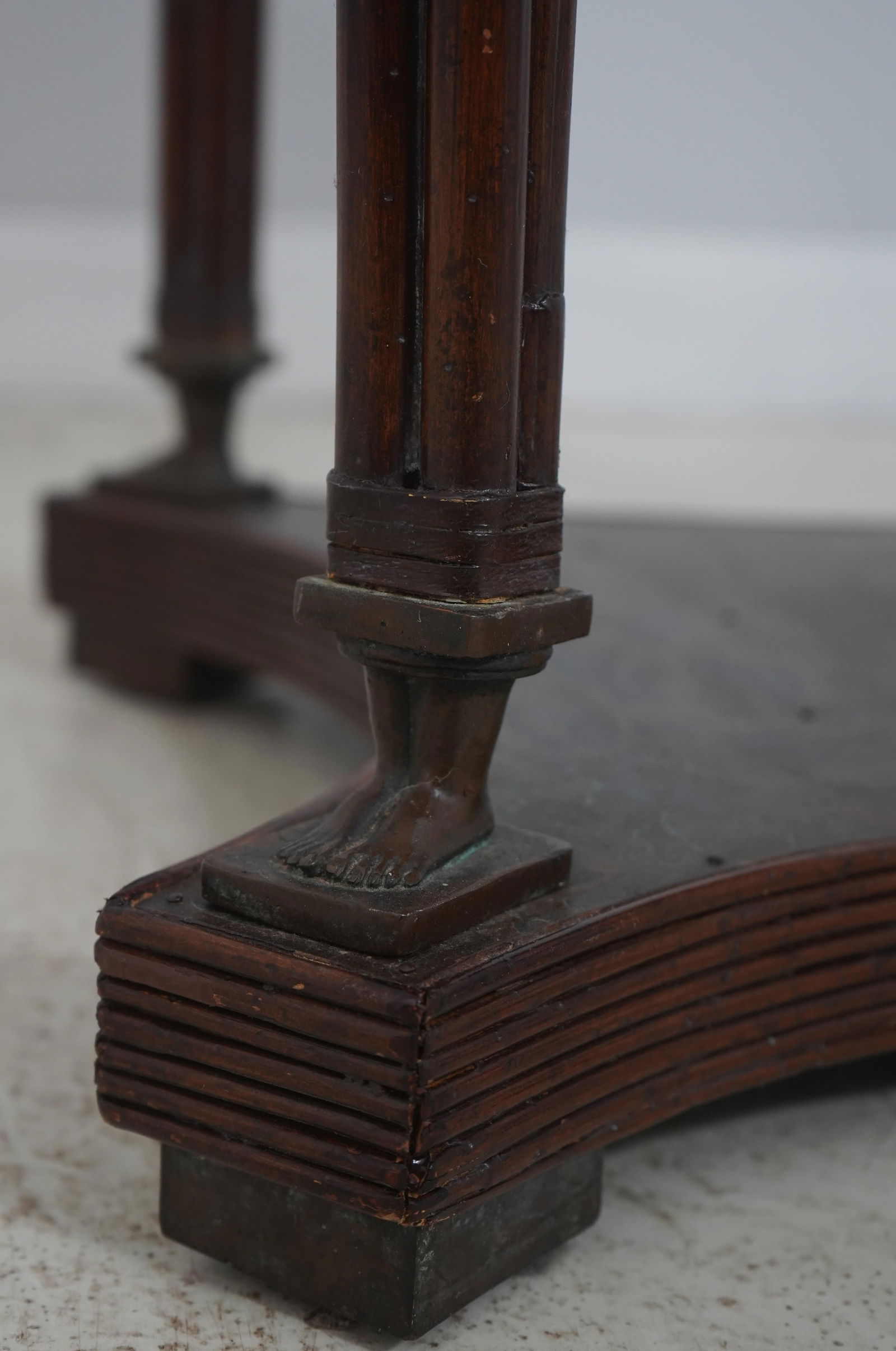 Maitland Smith Neoclassical Round Bronze Surface Table - 8