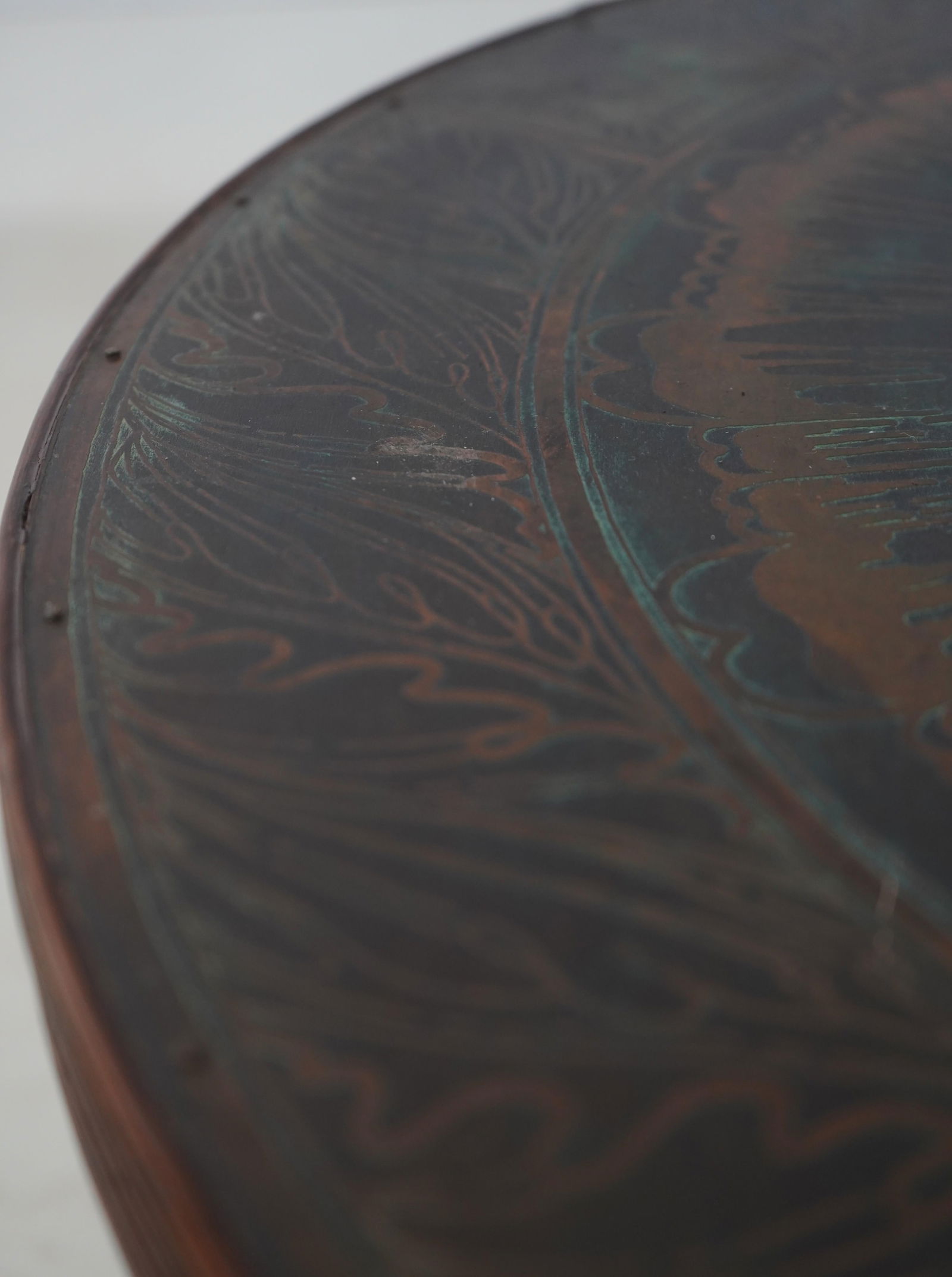 Maitland Smith Neoclassical Round Bronze Surface Table - 9