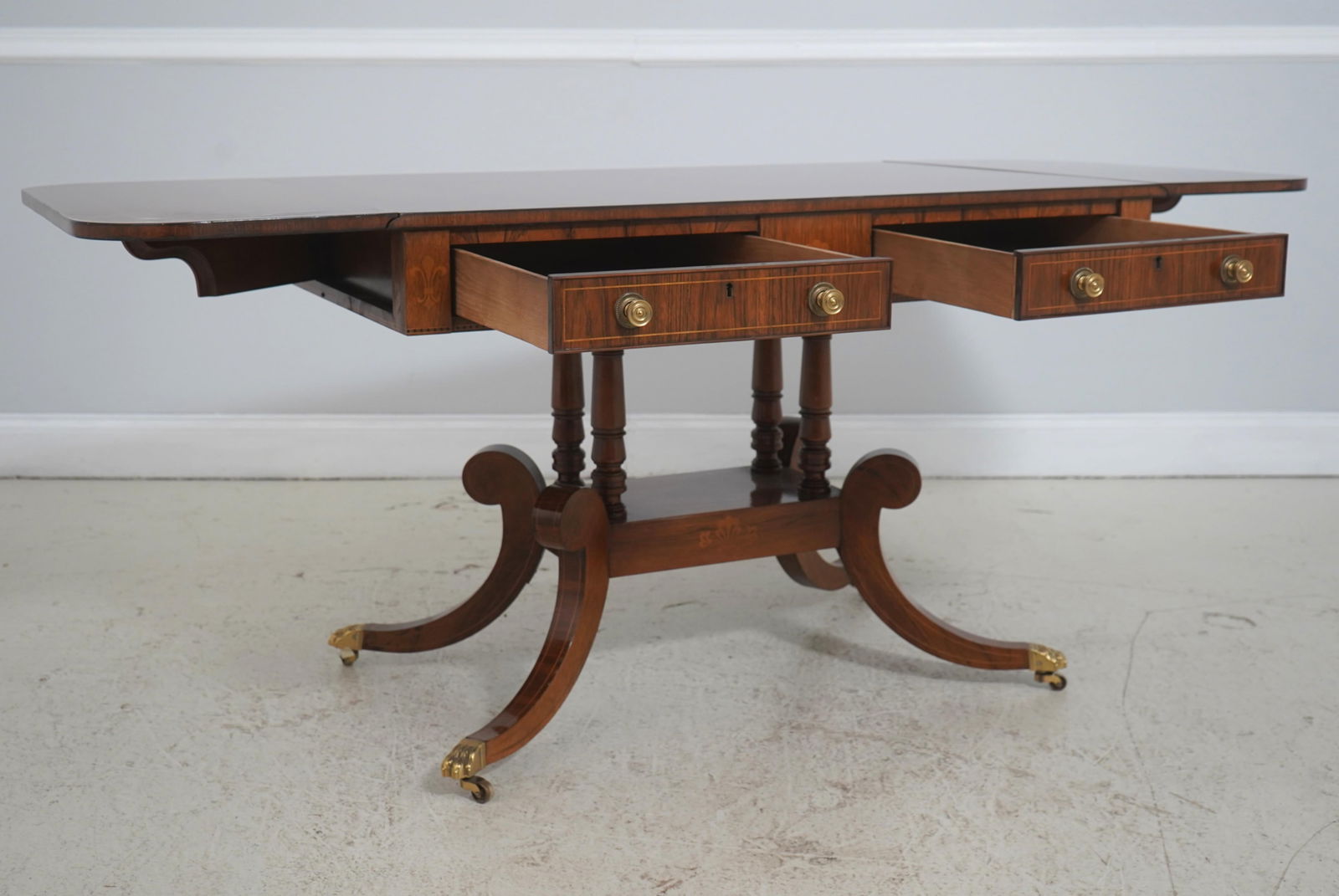 Baker Stately Homes Irish Regency Sofa Table - 3