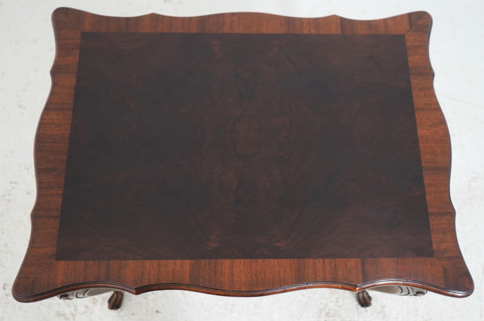 Pair Karges French Louis XV Walnut End Tables - 4