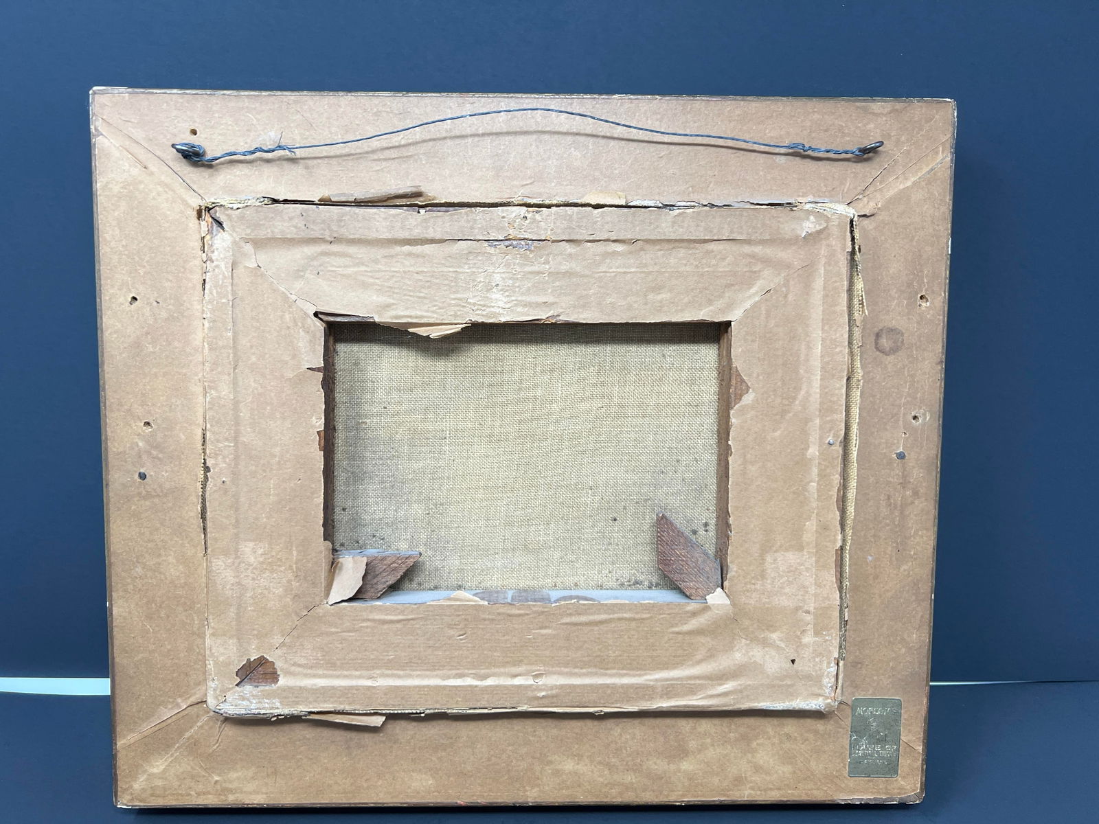 Antique European Winter Church Landscape Oil Painting in Gilt Frame, C. 1890 - 7