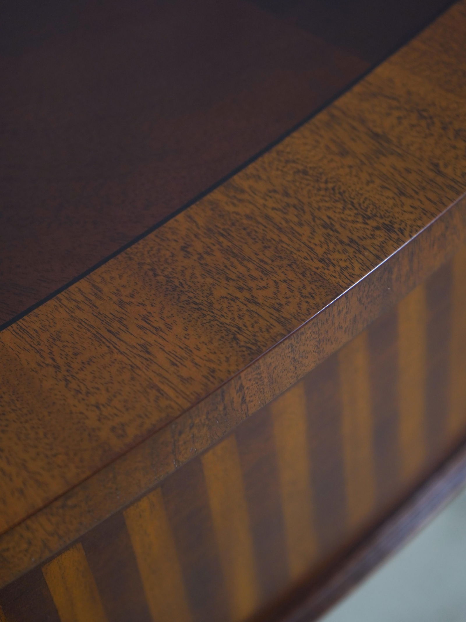 Ethan Allen Federal Inlaid Mahogany Console Table - 11