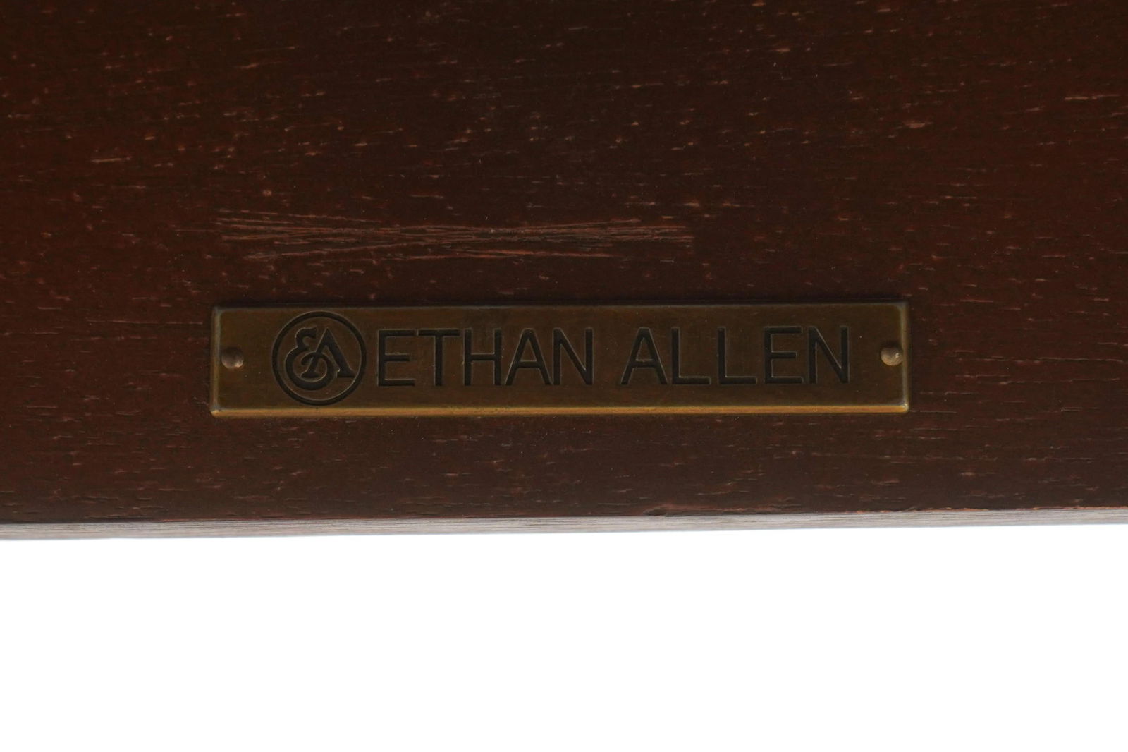 Ethan Allen Federal Inlaid Mahogany Console Table - 15