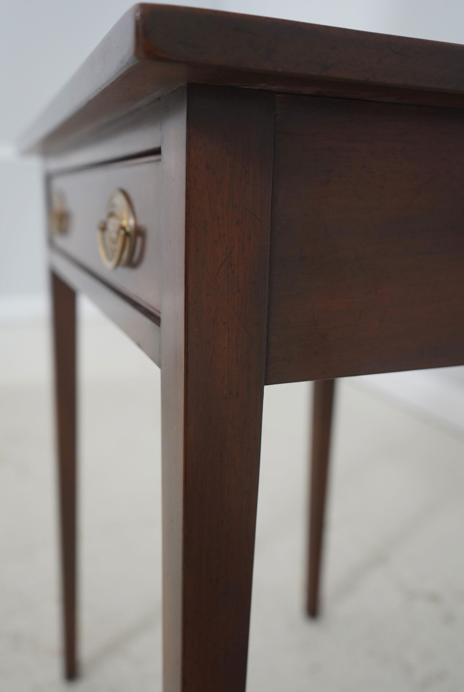 Kittinger Colonial Williamsburg Wa-1029 Mahogany 1 Drawer Table - 14