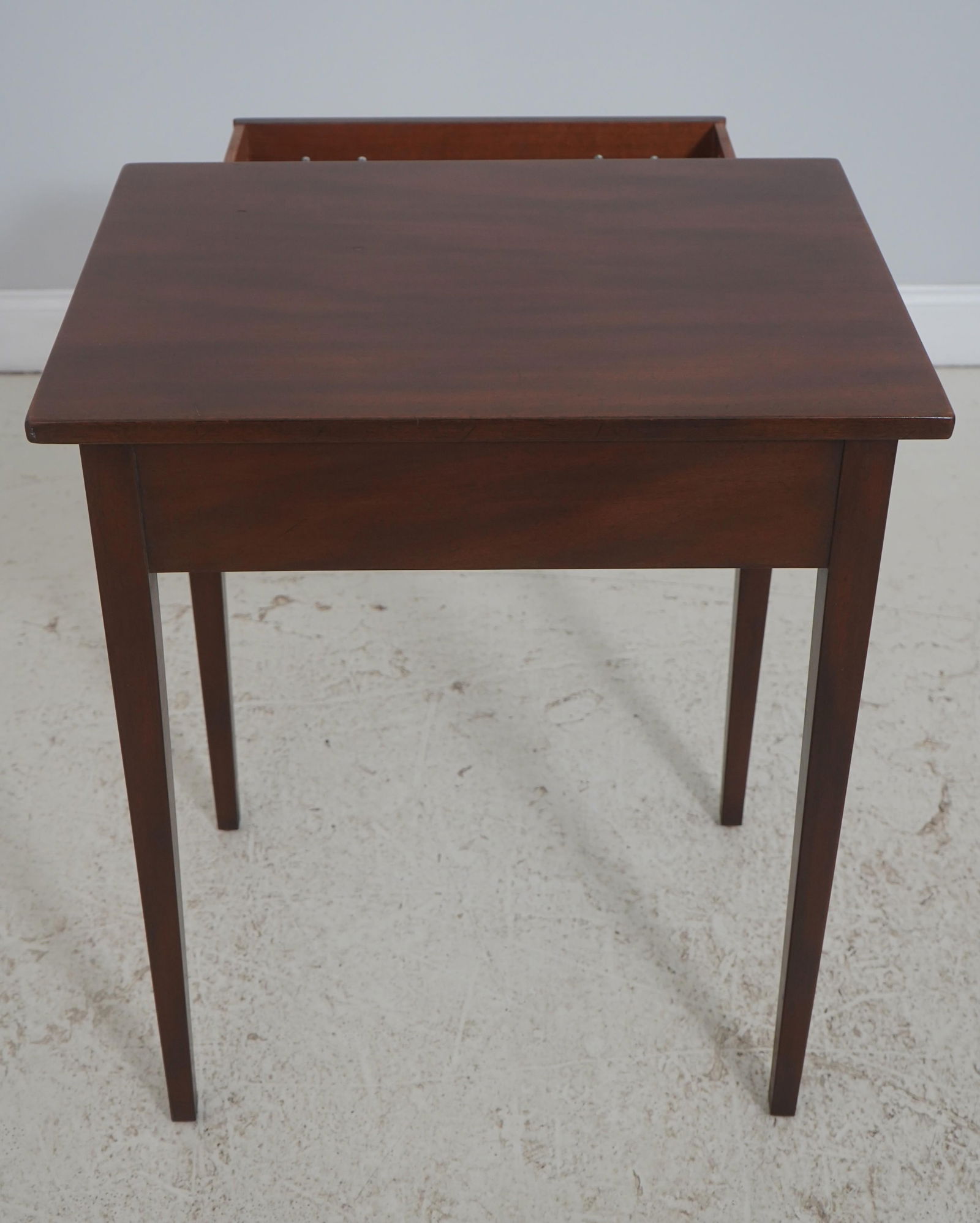 Kittinger Colonial Williamsburg Wa-1029 Mahogany 1 Drawer Table - 16