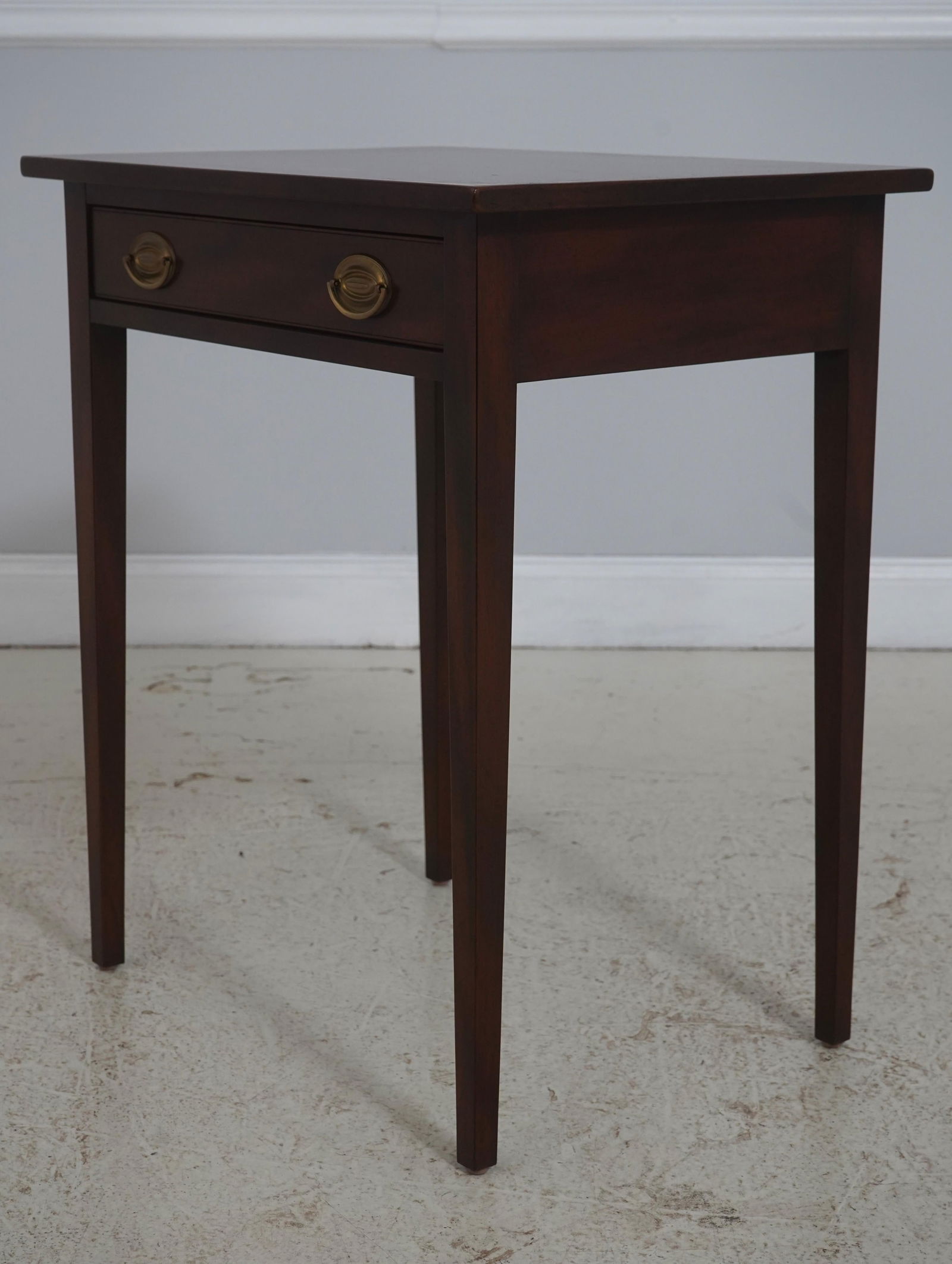 Kittinger Colonial Williamsburg Wa-1029 Mahogany 1 Drawer Table - 2