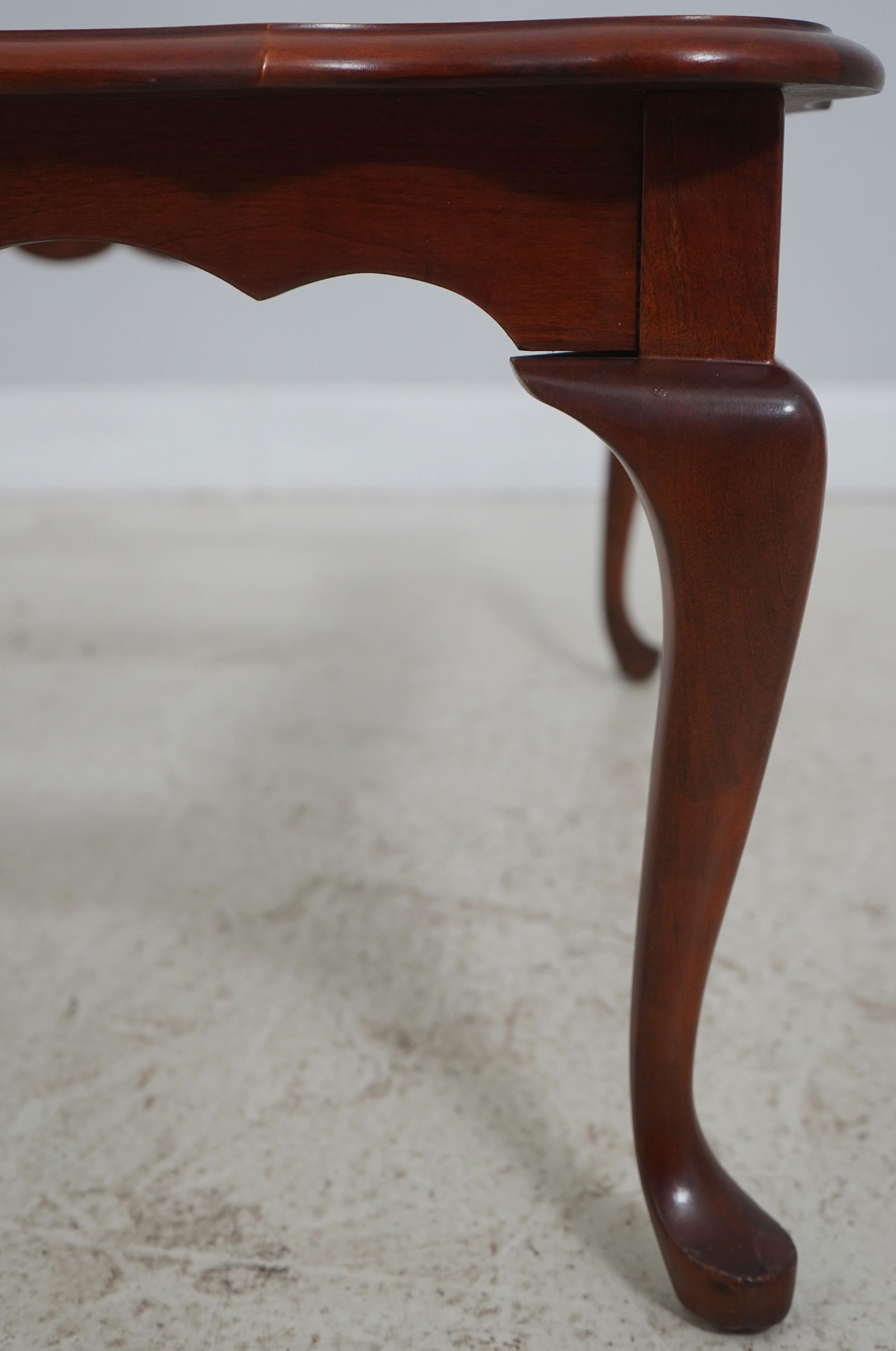 Pennsylvania House Cherry Glass Top Coffee Table - 4