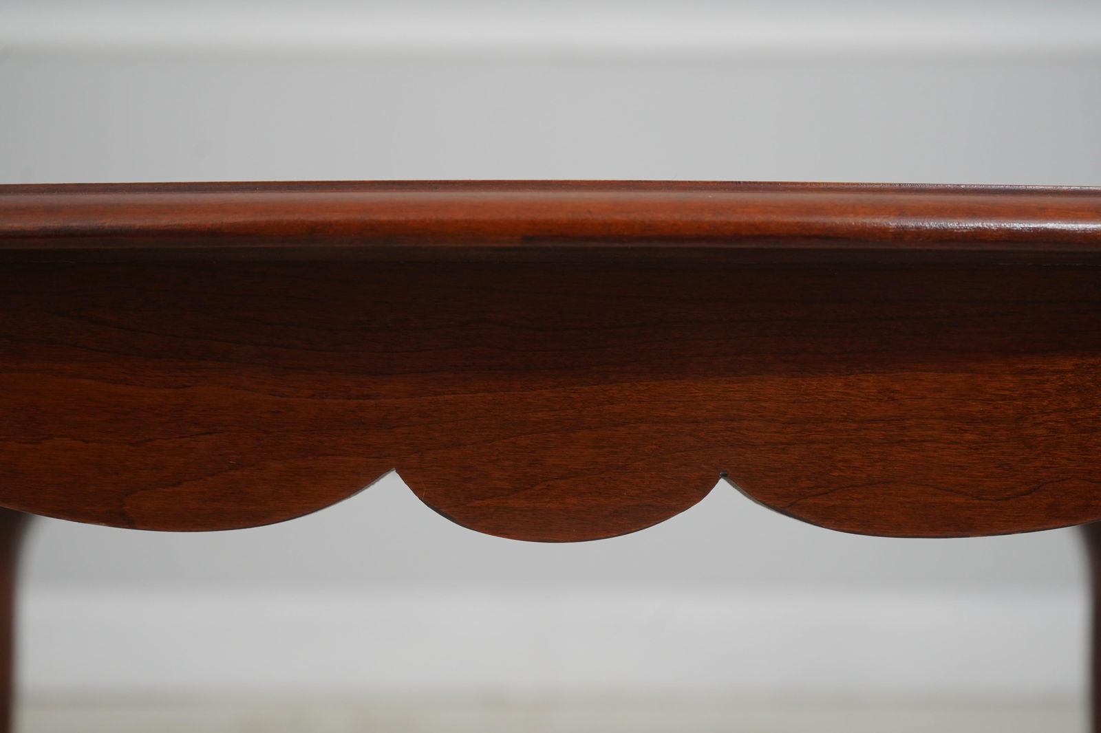 Pennsylvania House Cherry Glass Top Coffee Table - 7