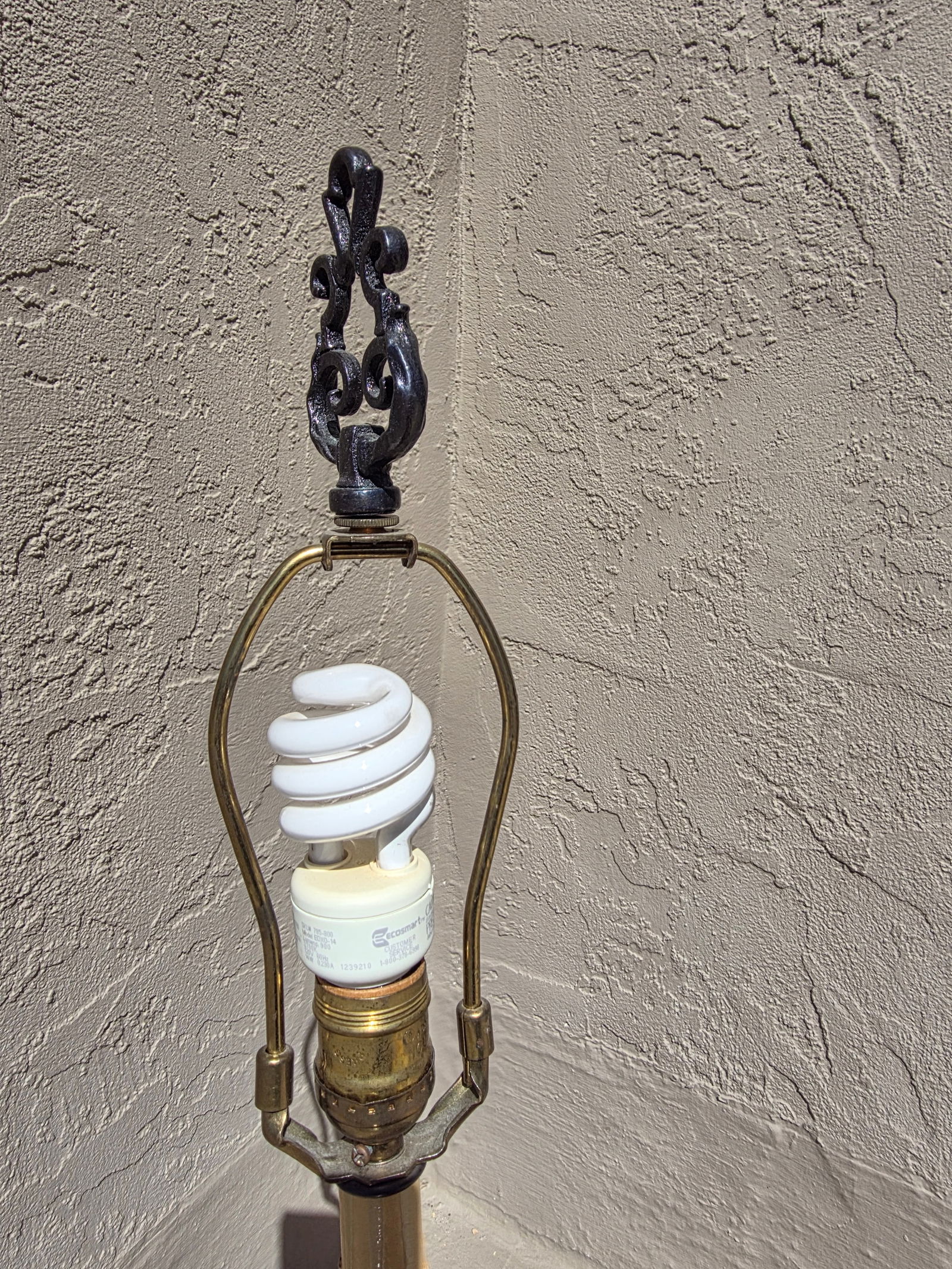 Figural Bronze Patinated Lamp - 7