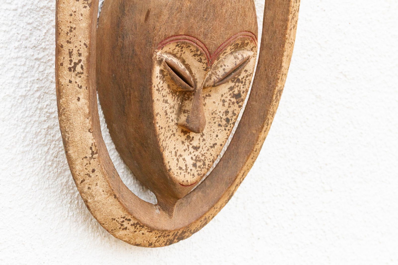 Vintage African Kwele Village Mask - 4