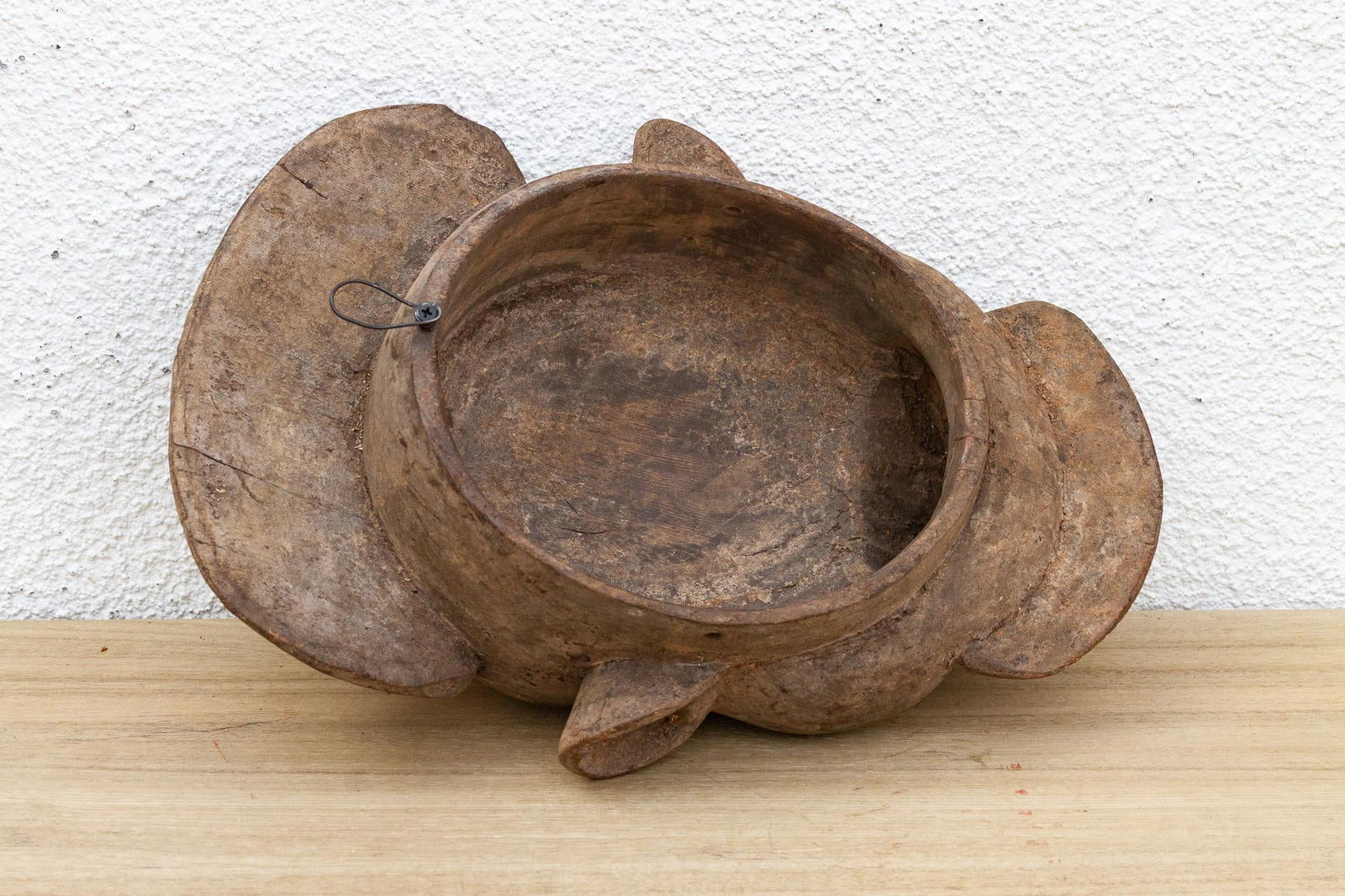 Rustic Wooden African Mask, the Silent Witness - 6