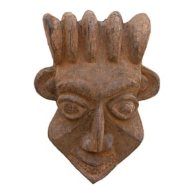 Primitive African Kwele Masquerade Art