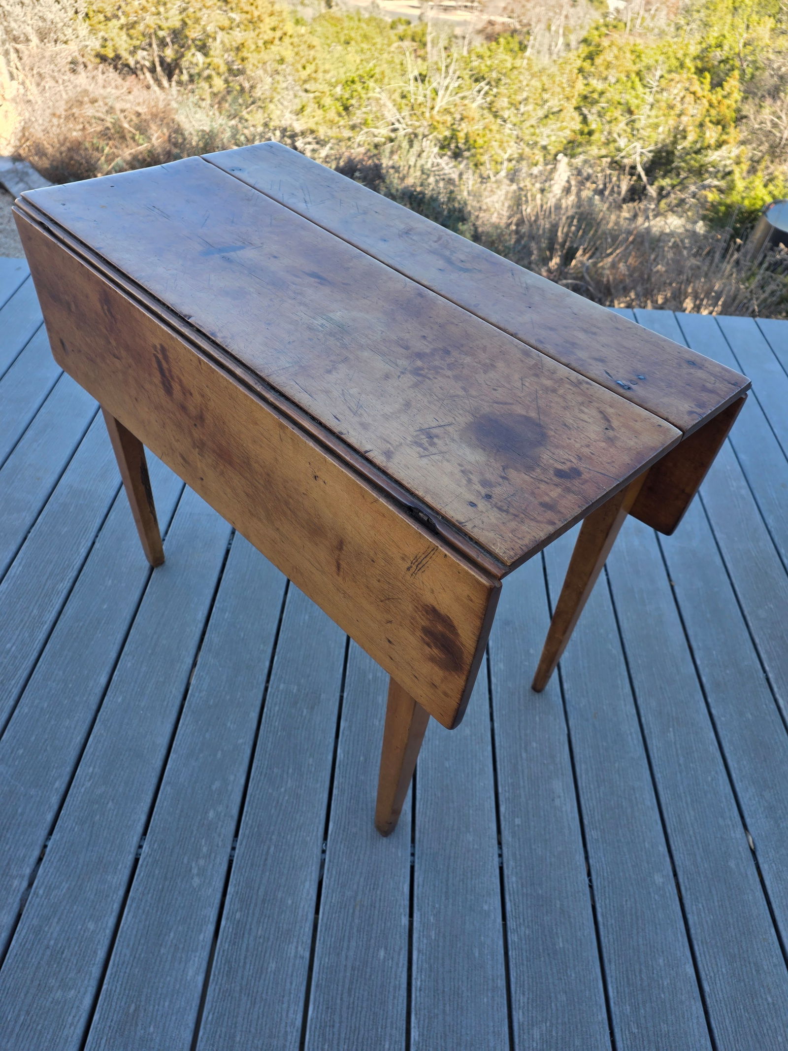 Early 19th Century Fruitwood Drop Leaf Table - 9
