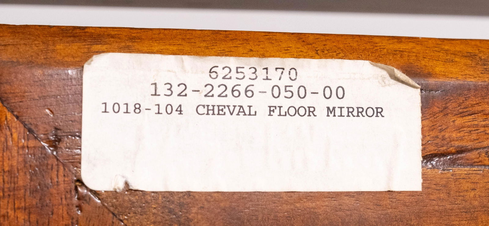 Theodore Alexander Burl Wood Barley Twist Tall Chevel Dressing Mirror - 17