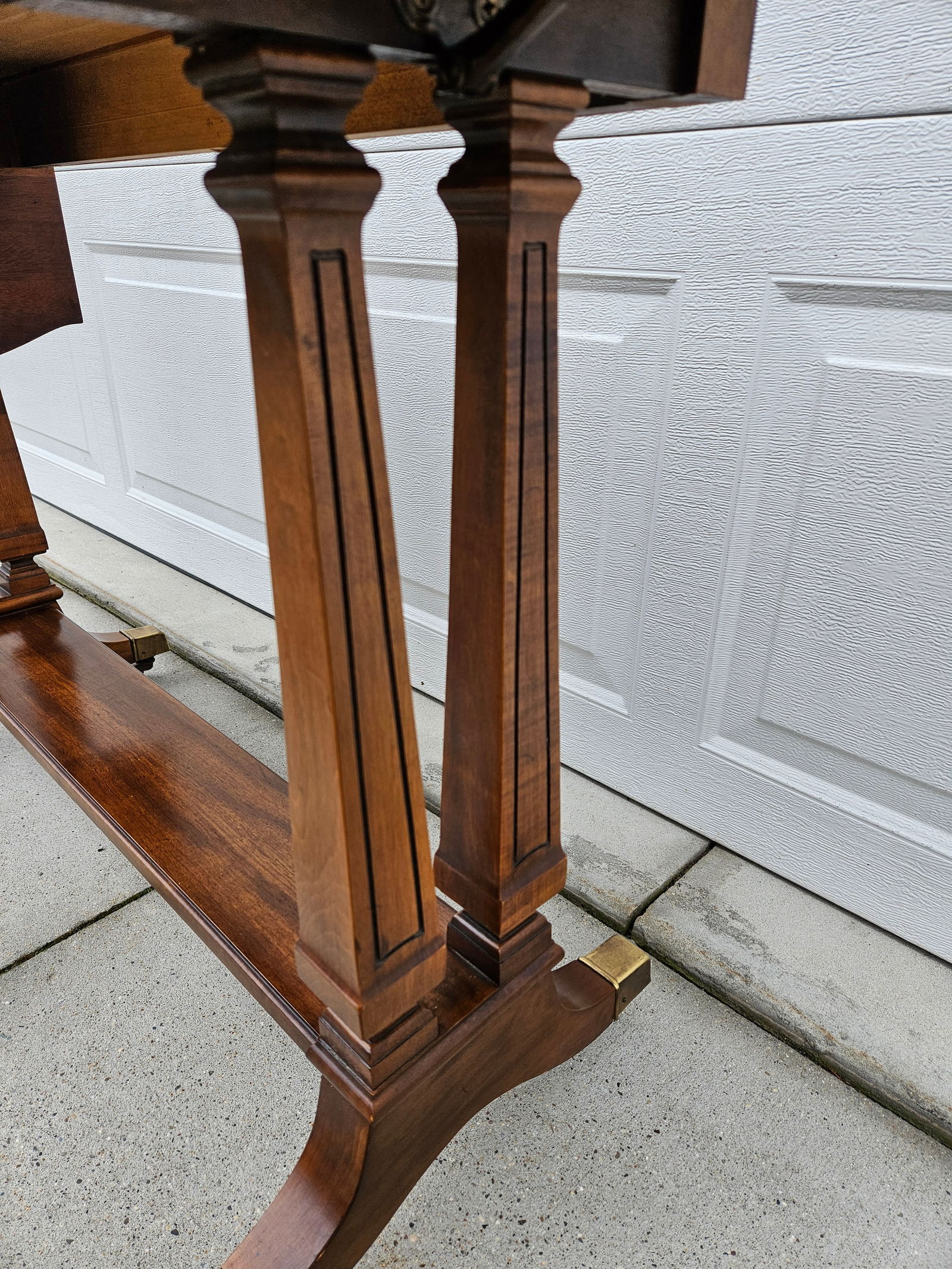 Mahogany Regency Drop Leaf Sofa or Console Table - 10