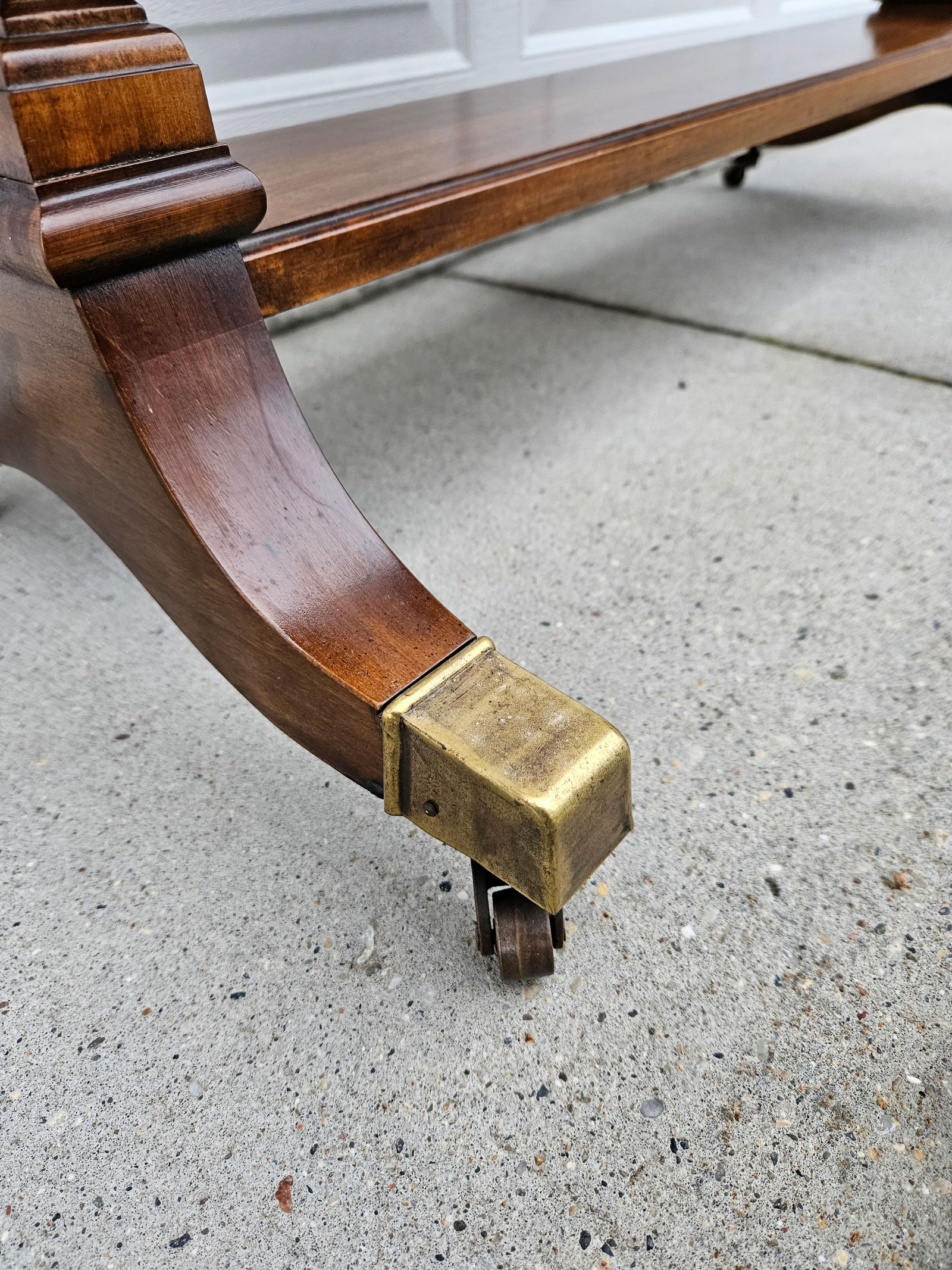 Mahogany Regency Drop Leaf Sofa or Console Table - 11