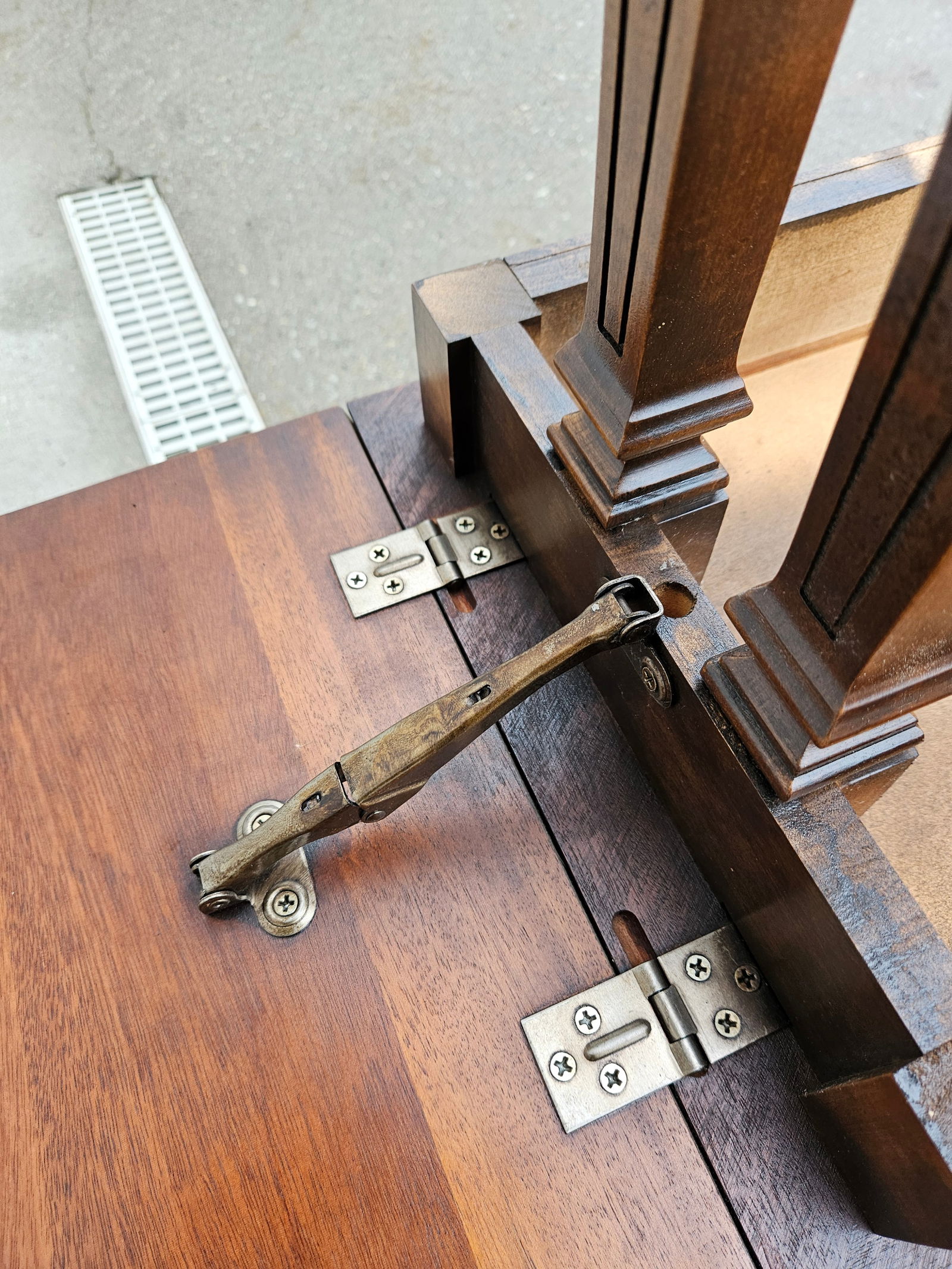 Mahogany Regency Drop Leaf Sofa or Console Table - 14