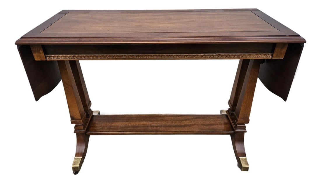 Mahogany Regency Drop Leaf Sofa or Console Table (1 of 14)
