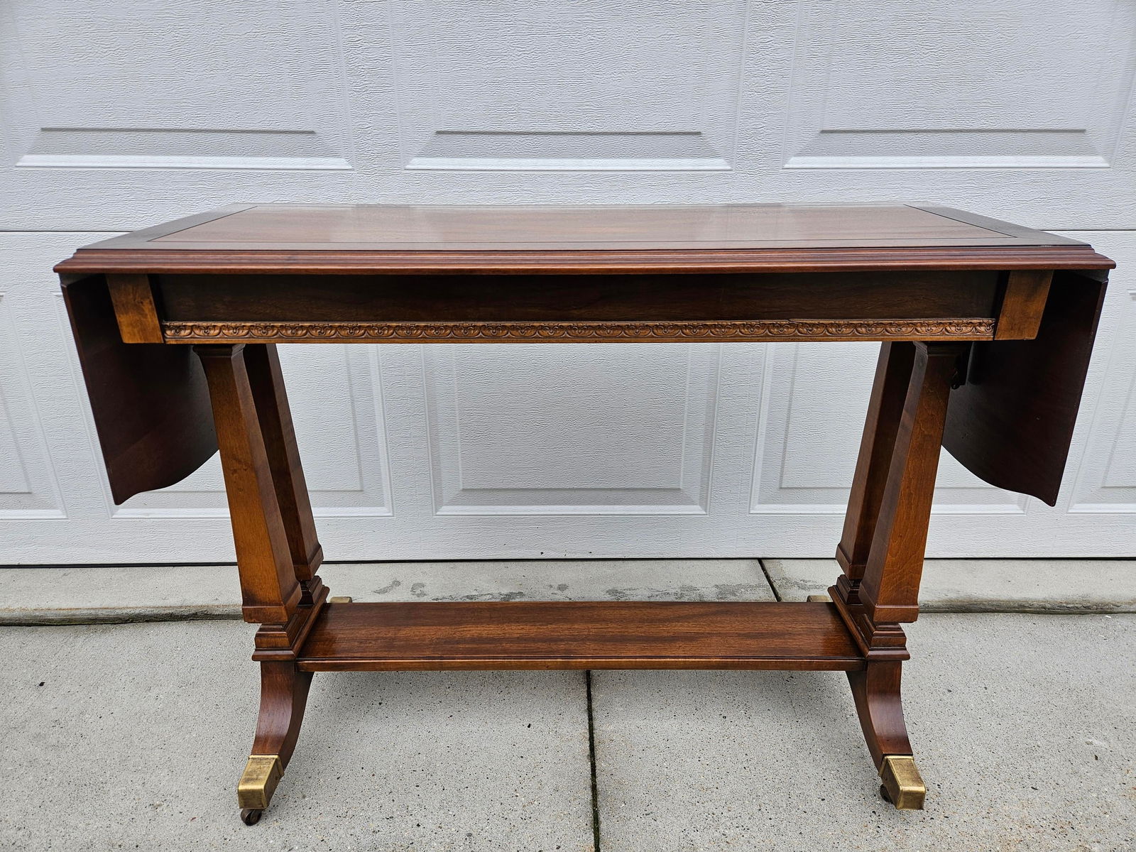 Mahogany Regency Drop Leaf Sofa or Console Table - 2
