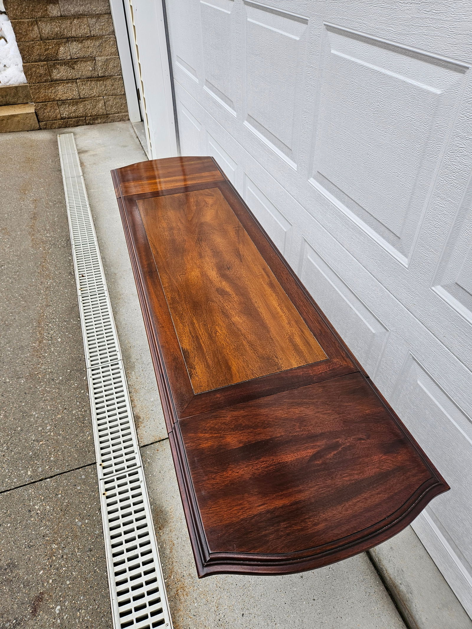 Mahogany Regency Drop Leaf Sofa or Console Table - 9