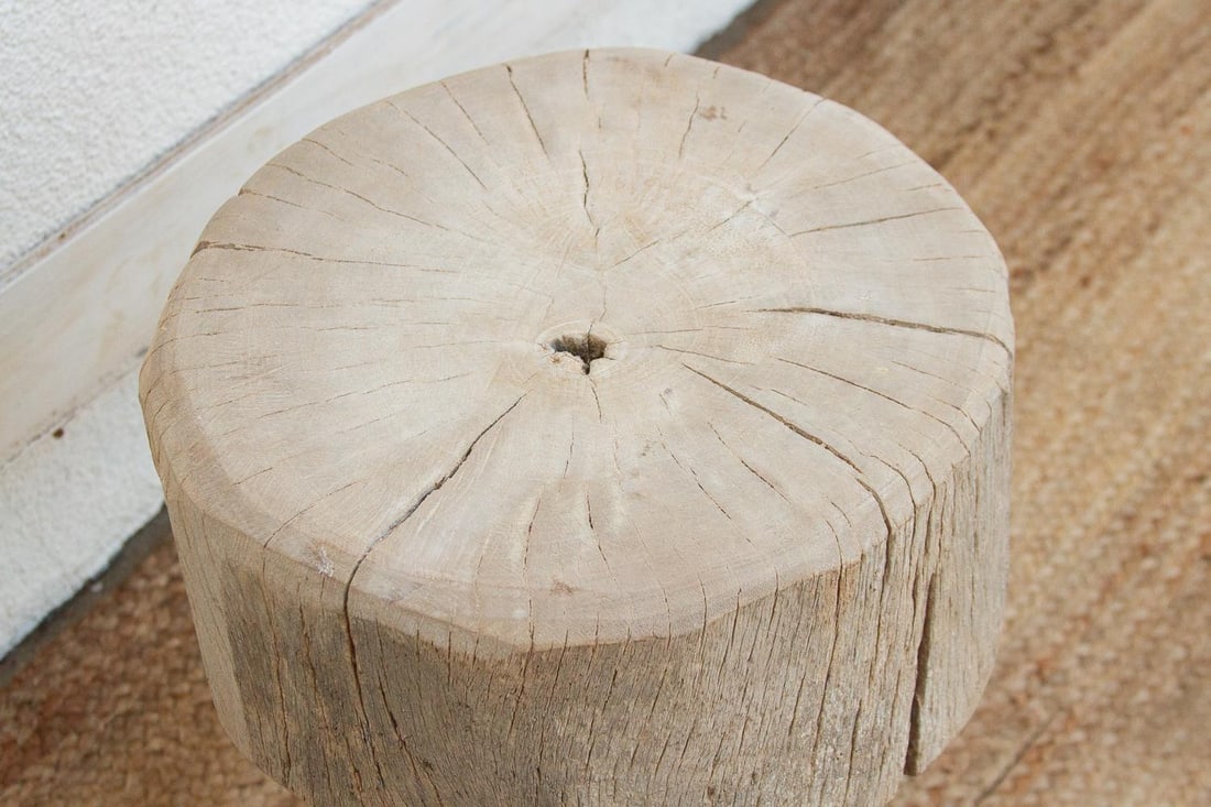 Organic Modern Metal Strap End Table - 3