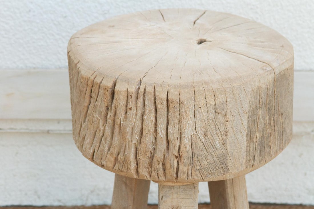 Organic Modern Metal Strap End Table - 4