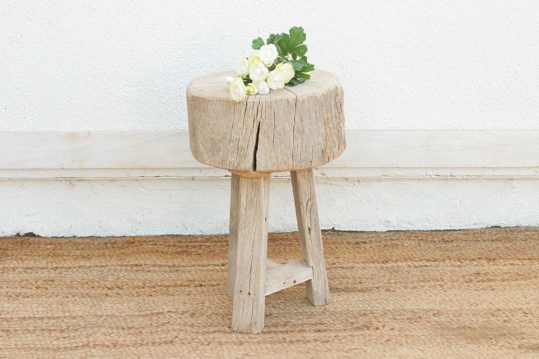 Organic Modern Metal Strap End Table - 6