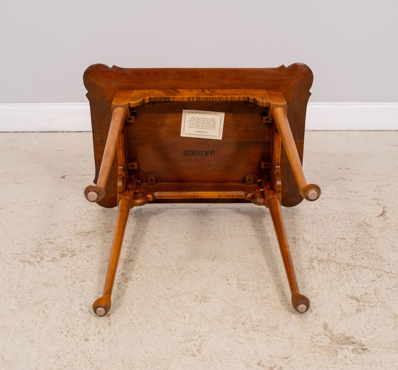 Dr Dimes Cherry & Tiger Maple Porriger Tea Table - 11