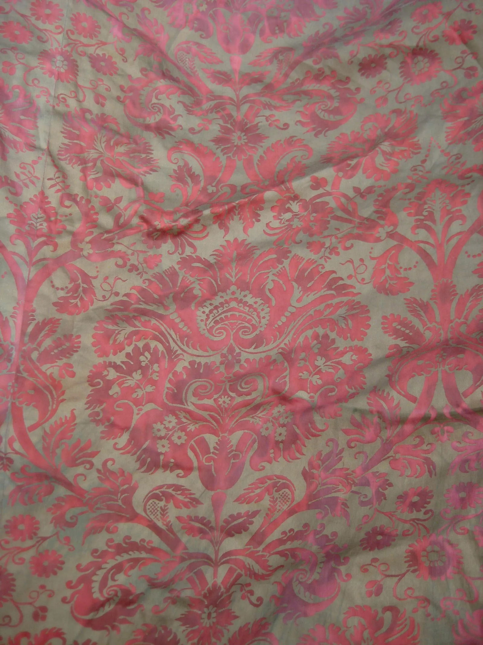 Vintage Fortuny DeMedici Round Tablecloth - 9