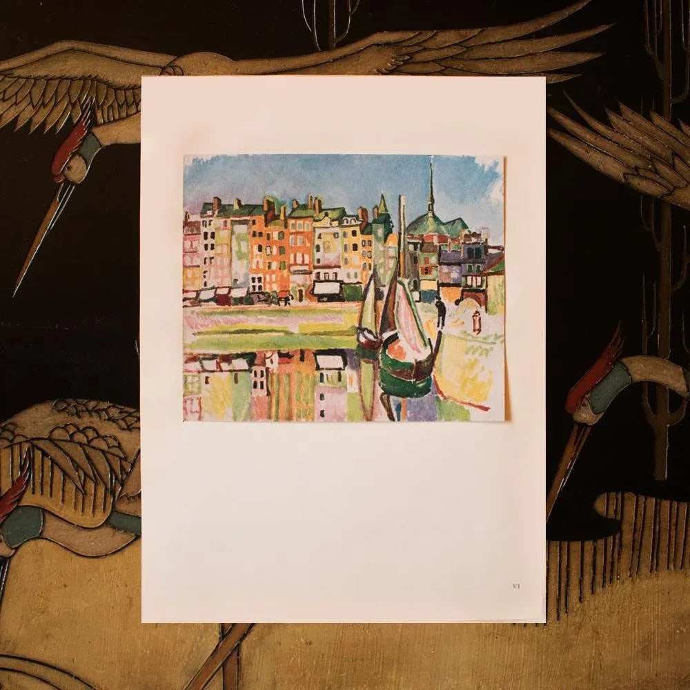 1948 After Raoul Dufy "Le Port D'Honfleur", Second Edition Offset Lithograph - 4