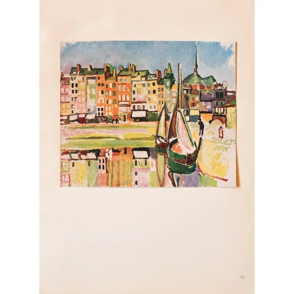 1948 After Raoul Dufy "Le Port D'Honfleur", Second Edition Offset Lithograph - 6