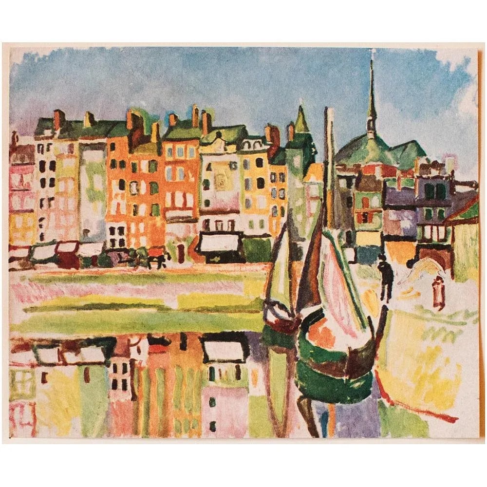 1948 After Raoul Dufy "Le Port D'Honfleur", Second Edition Offset Lithograph - 8