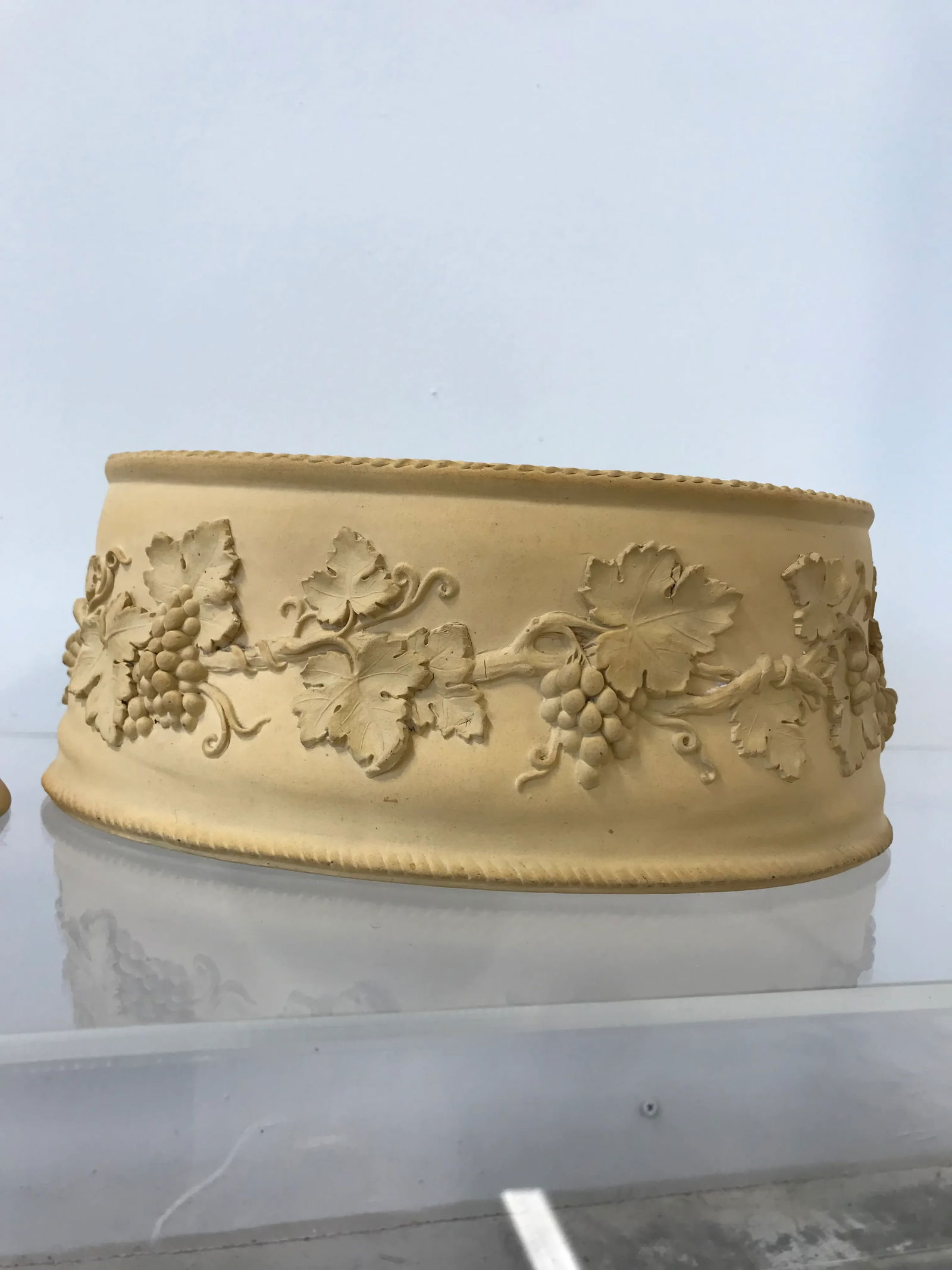 Late 19th Century Large Antique Wedgwood Caneware Cabbage Finial Game Pie Dish / Tureen C1870 #3 - 5